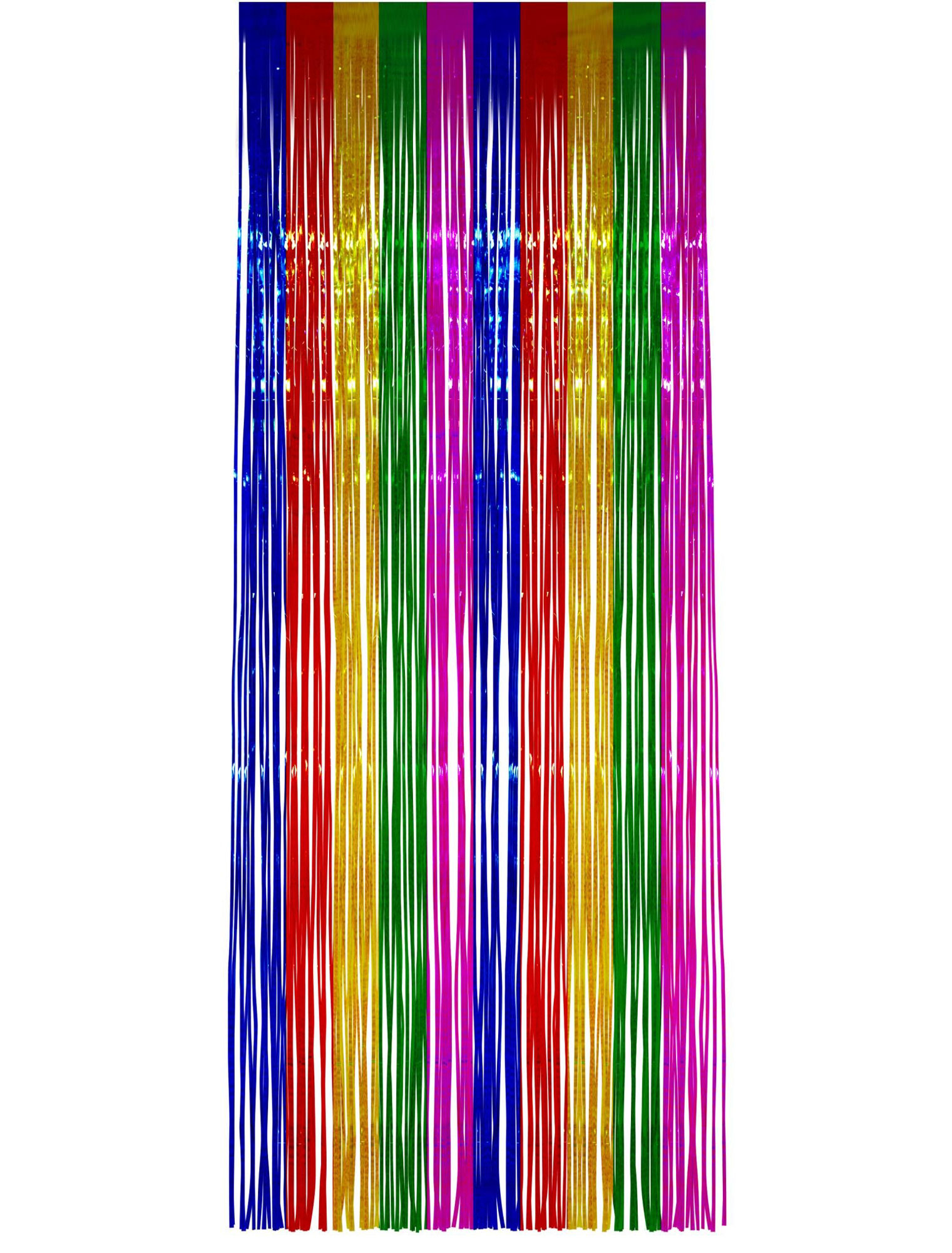 Lamettavorhang 0,91 m x 2,44 m rainbow