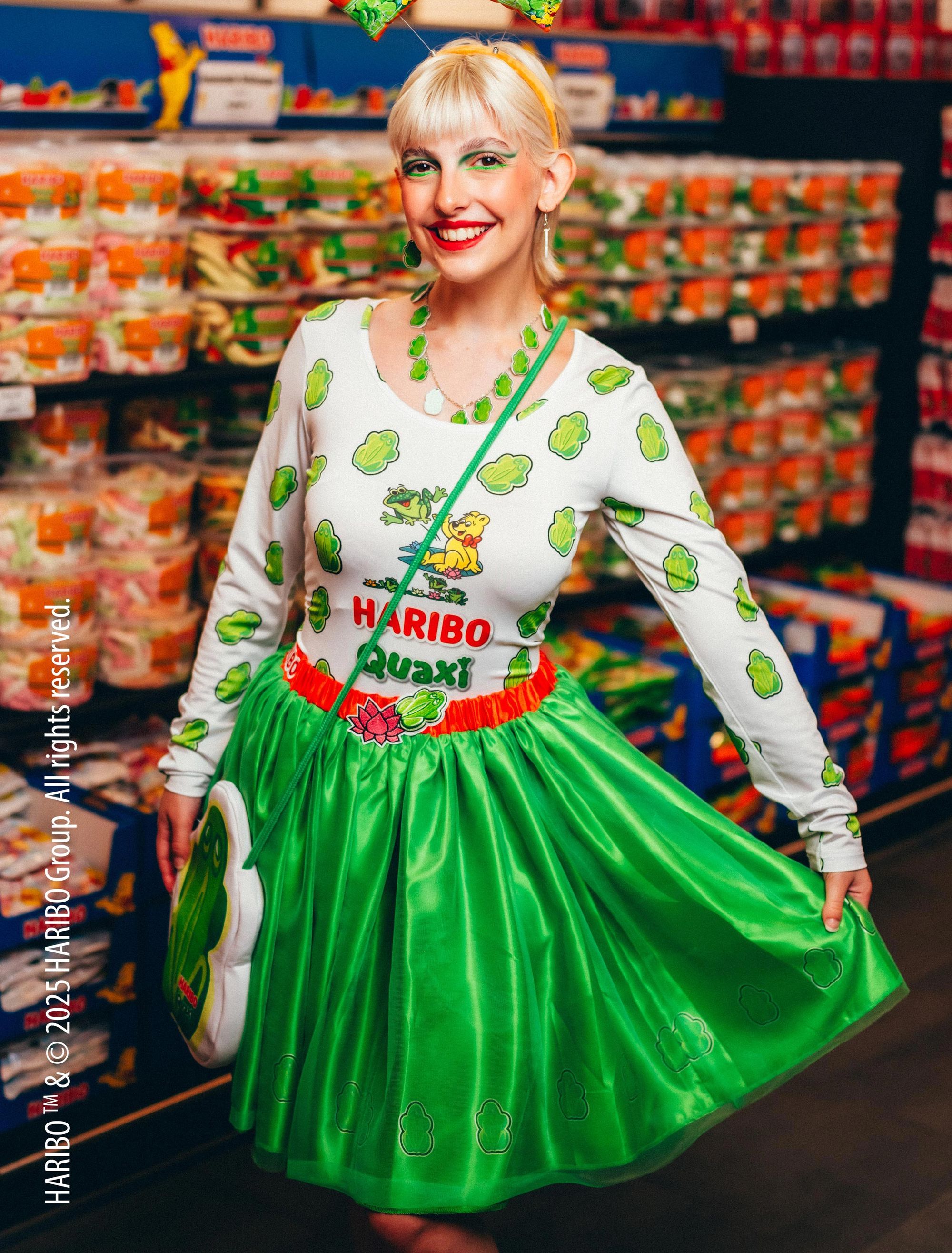 Rock HARIBO Quaxi Damen grün one size