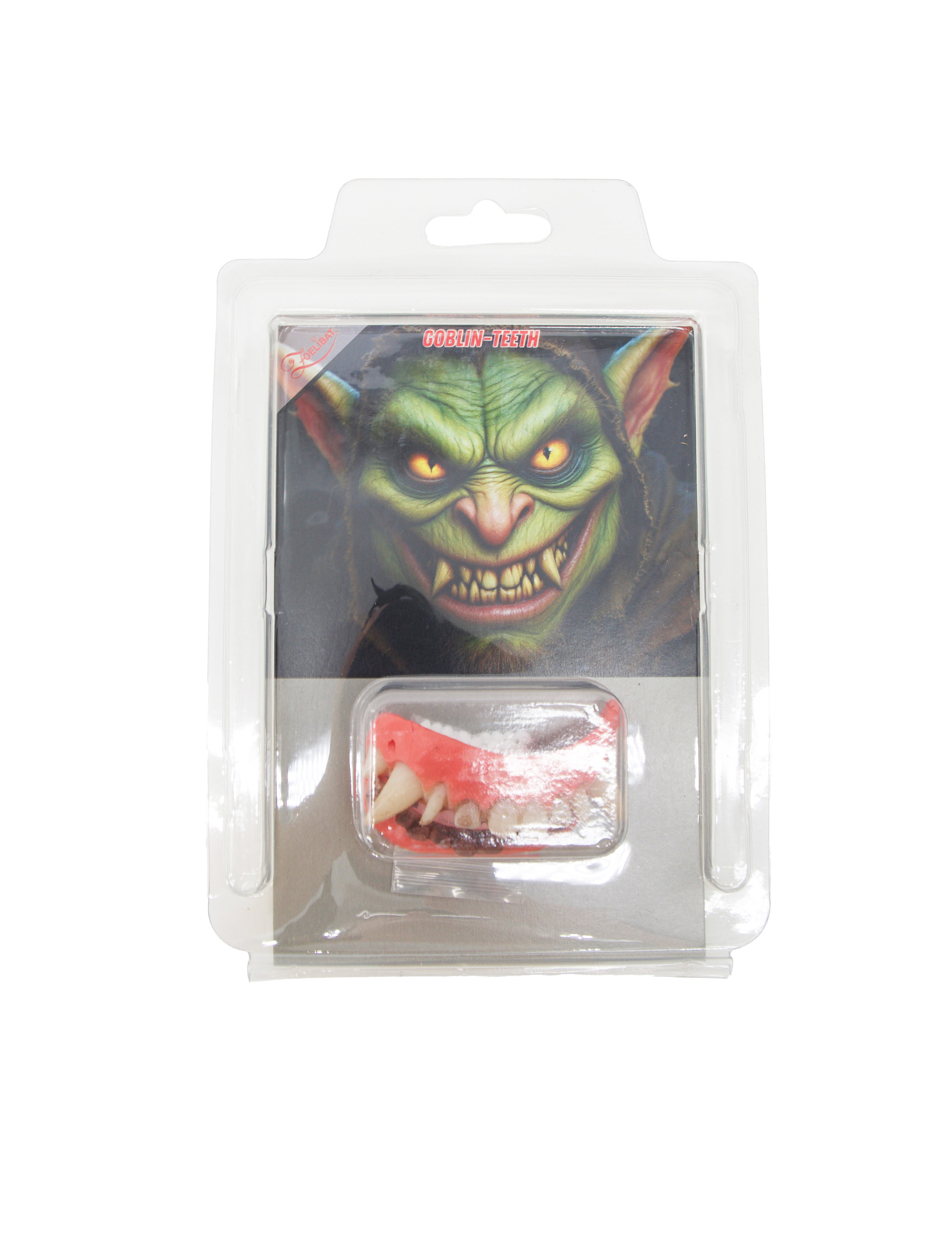 Kostümzubehör Zähne Fantasy-Monster beige