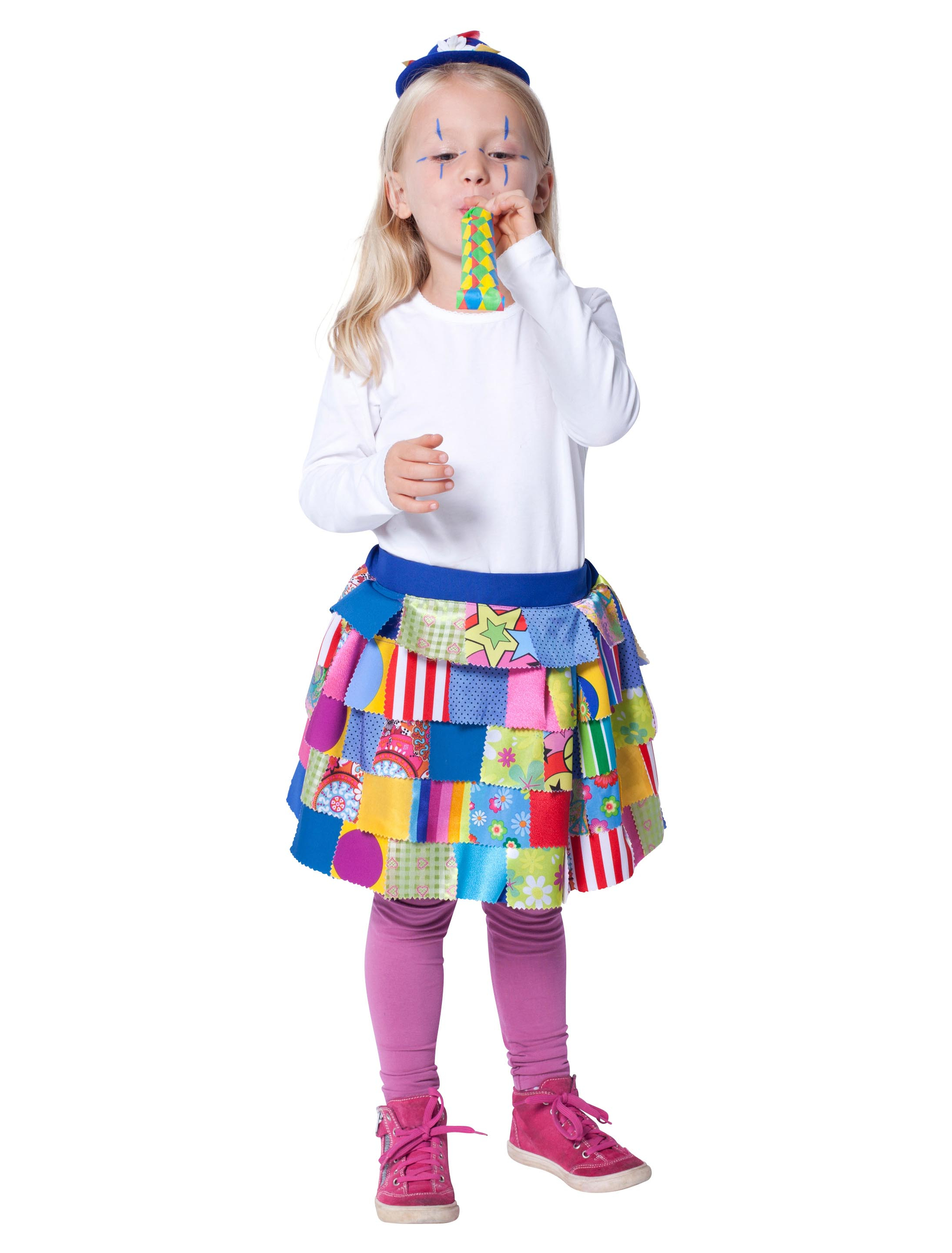 Lappenrock Kinder Kinder mehrfarbig 116