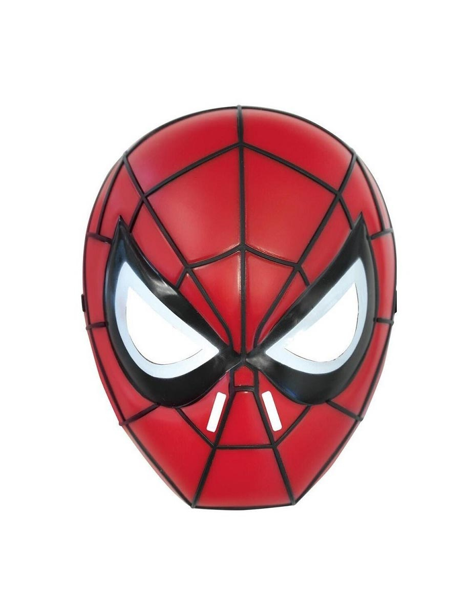 Kostümzubehör Maske Spiderman schwarz/rot