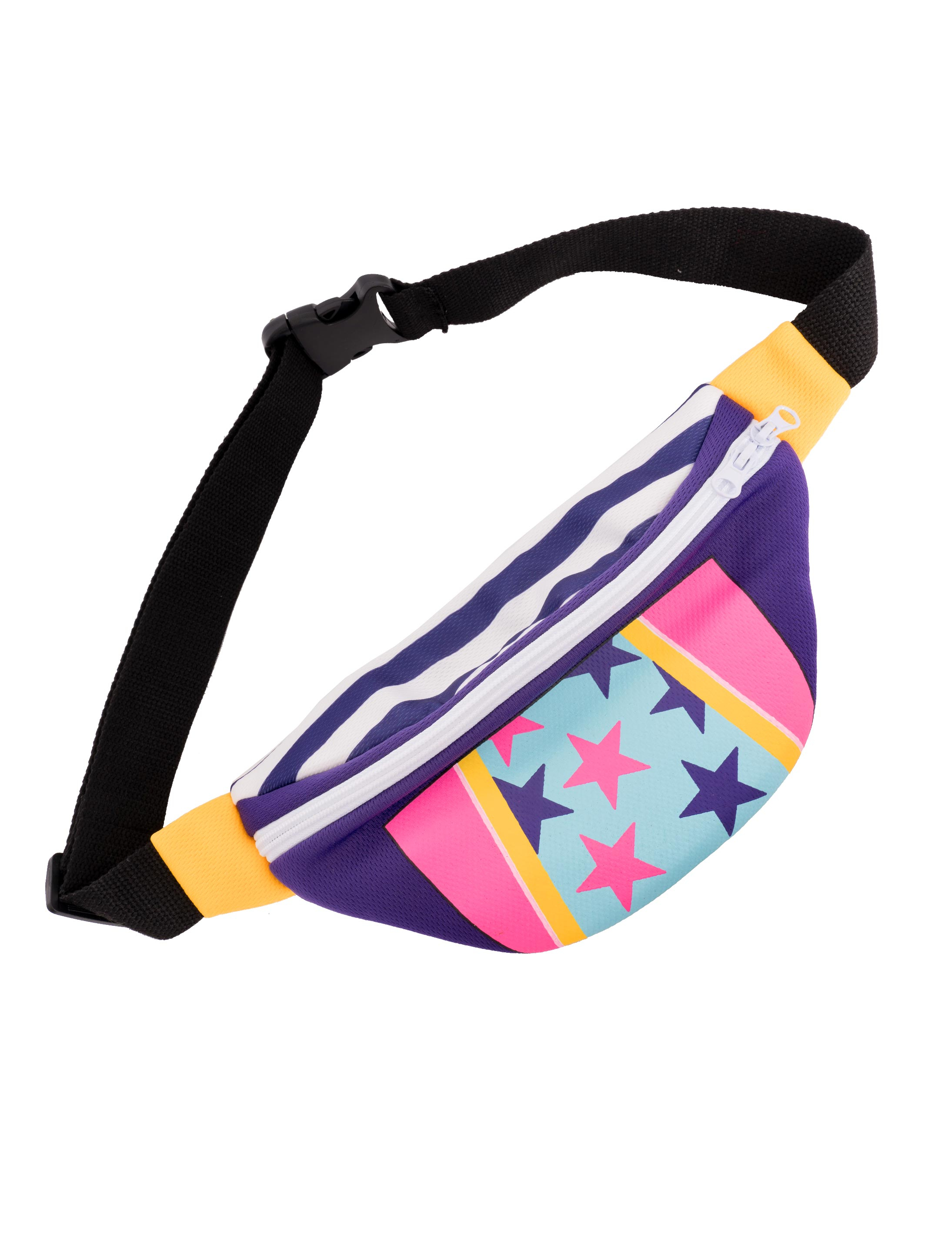 Kostümzubehör Bauchtasche mit Sternen mehrfarbig one size