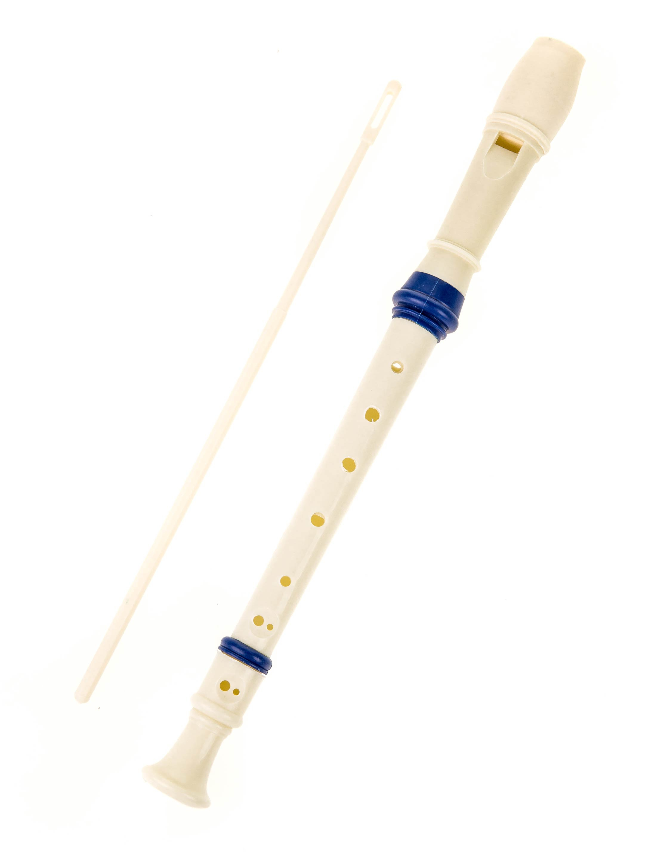 Kostümzubehör Blockflöte 30,5cm Farbe: weiß