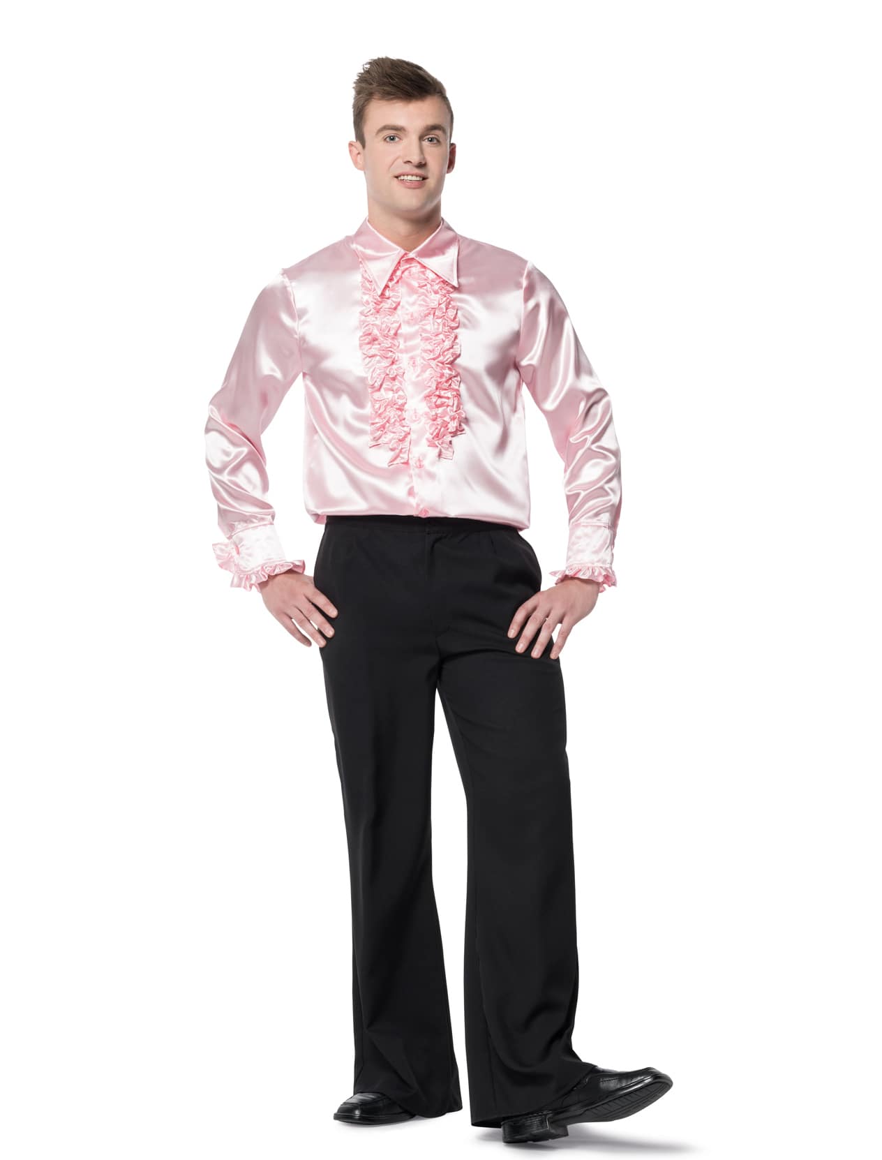 Schlaghose Disco Herren schwarz 60