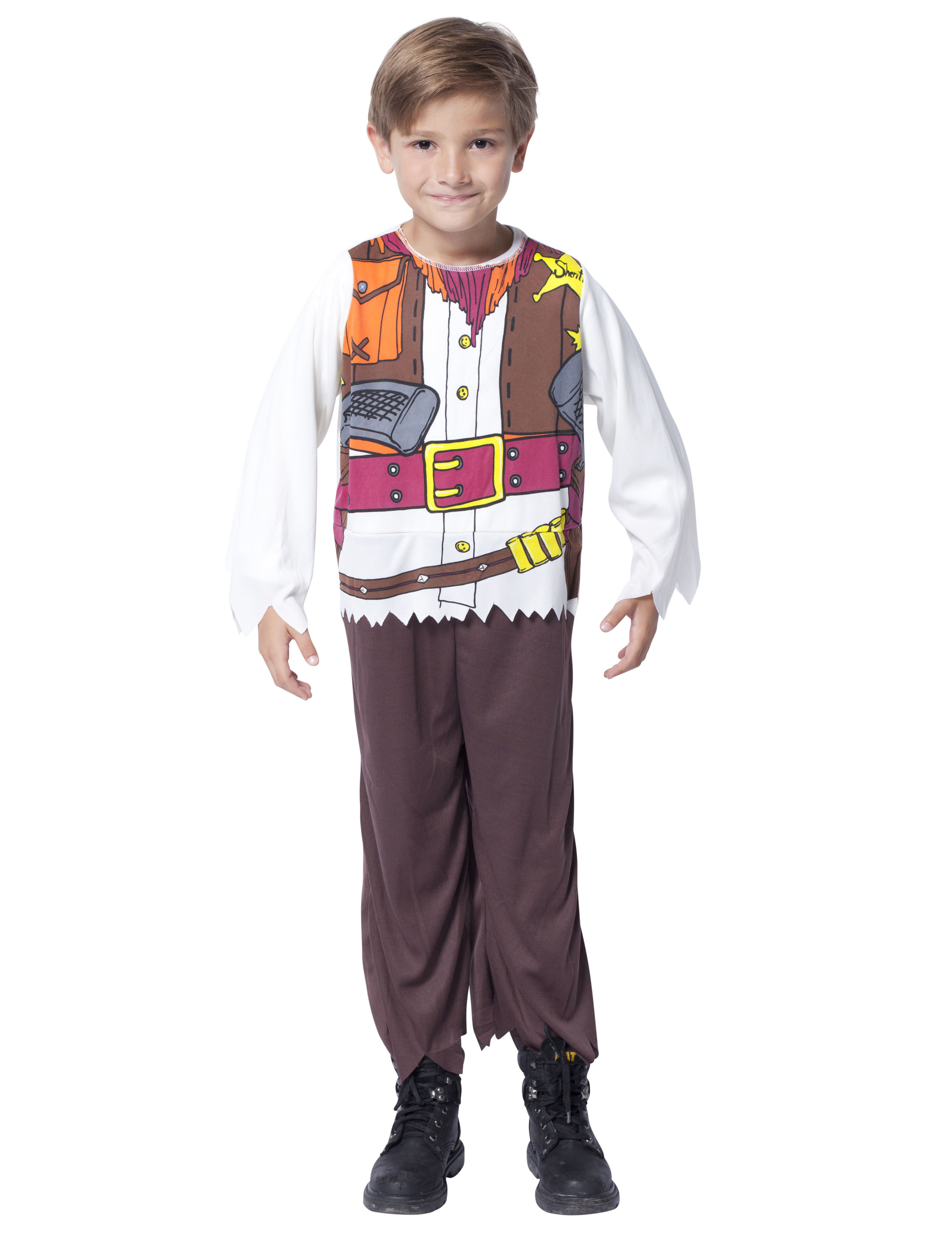 Overall Cowboy Kinder braun