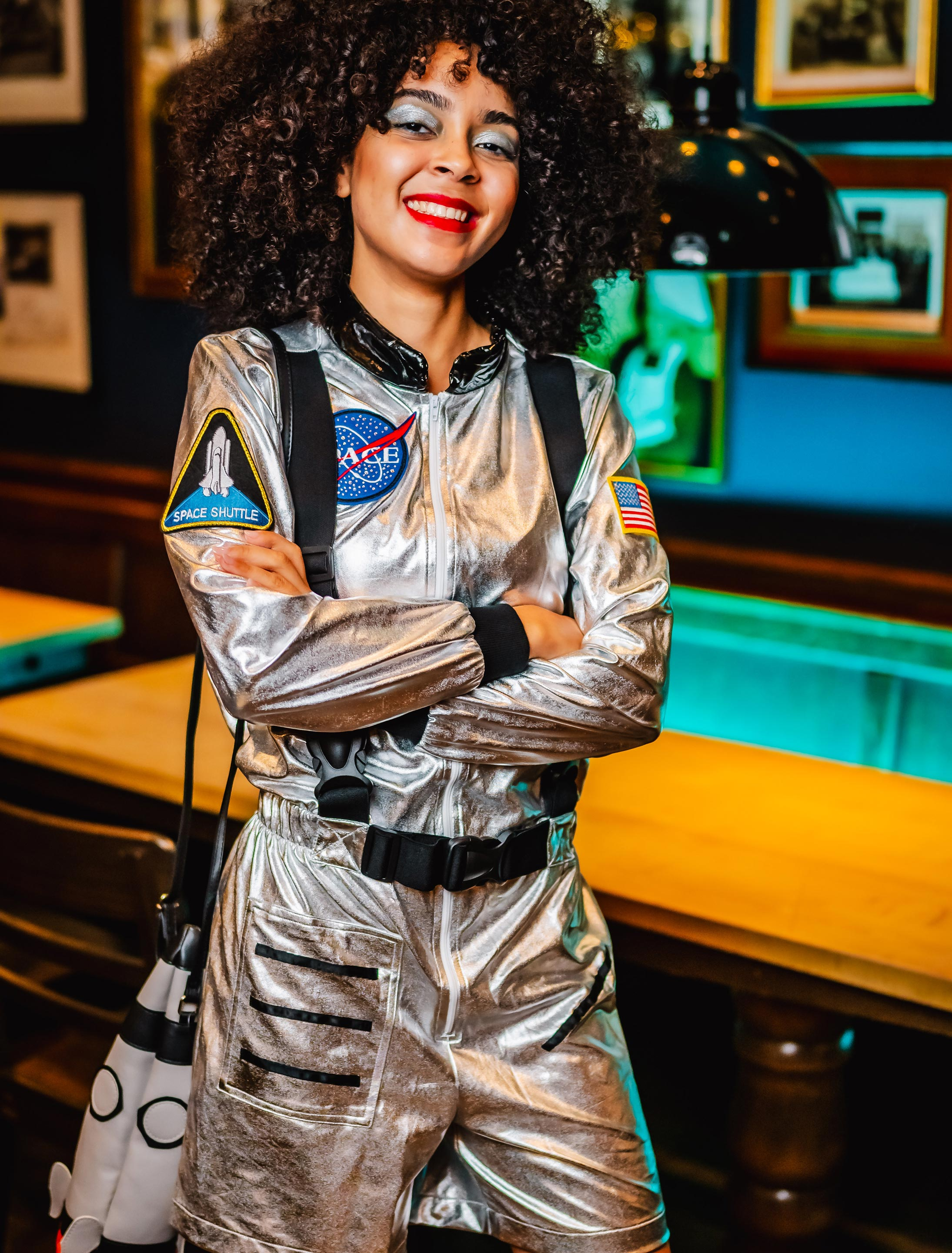 Overall Astronaut Damen silber 38