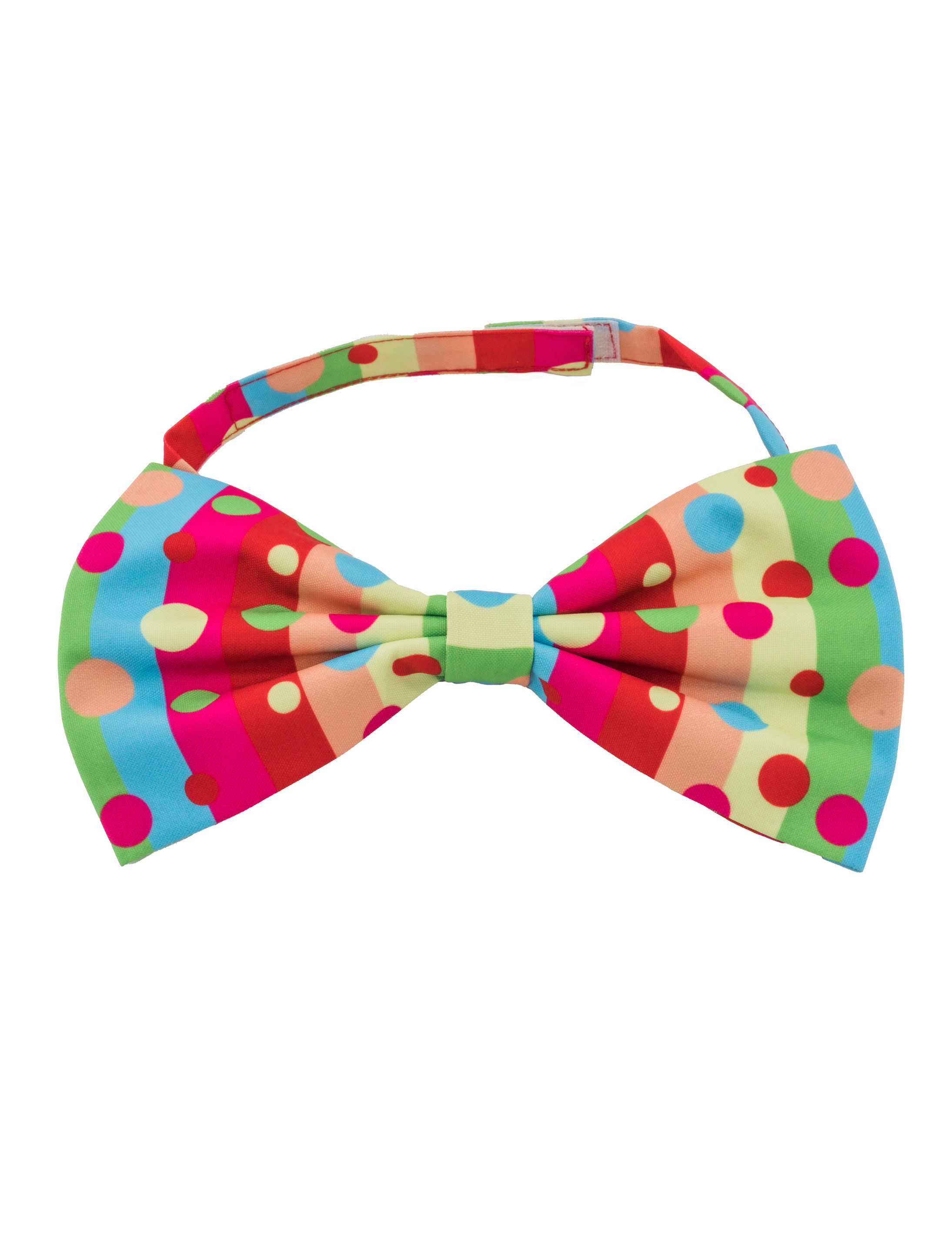 Kostümzubehör Fliege Clown bunt Farbe: bunt