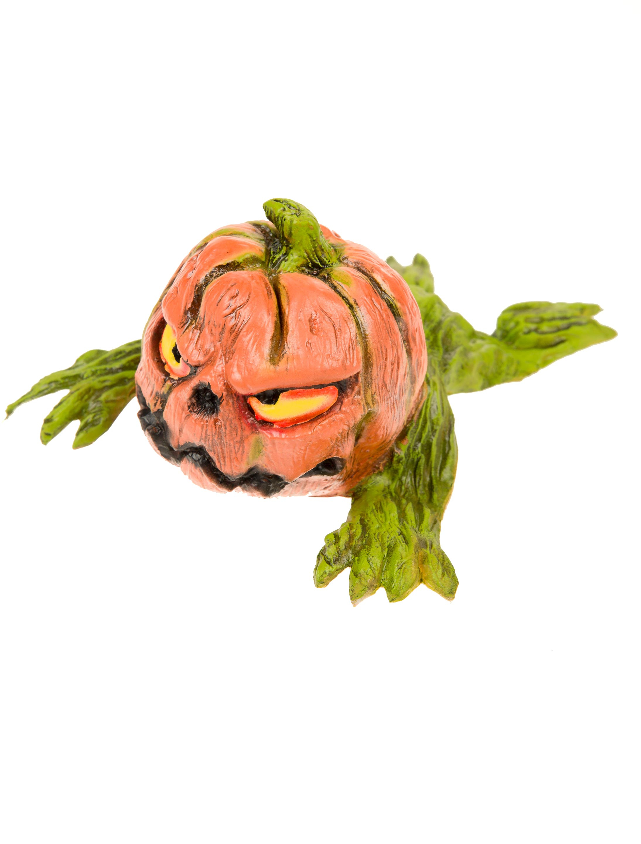 Kostümzubehör Schulterschmuck Kürbis Latex orange/grün