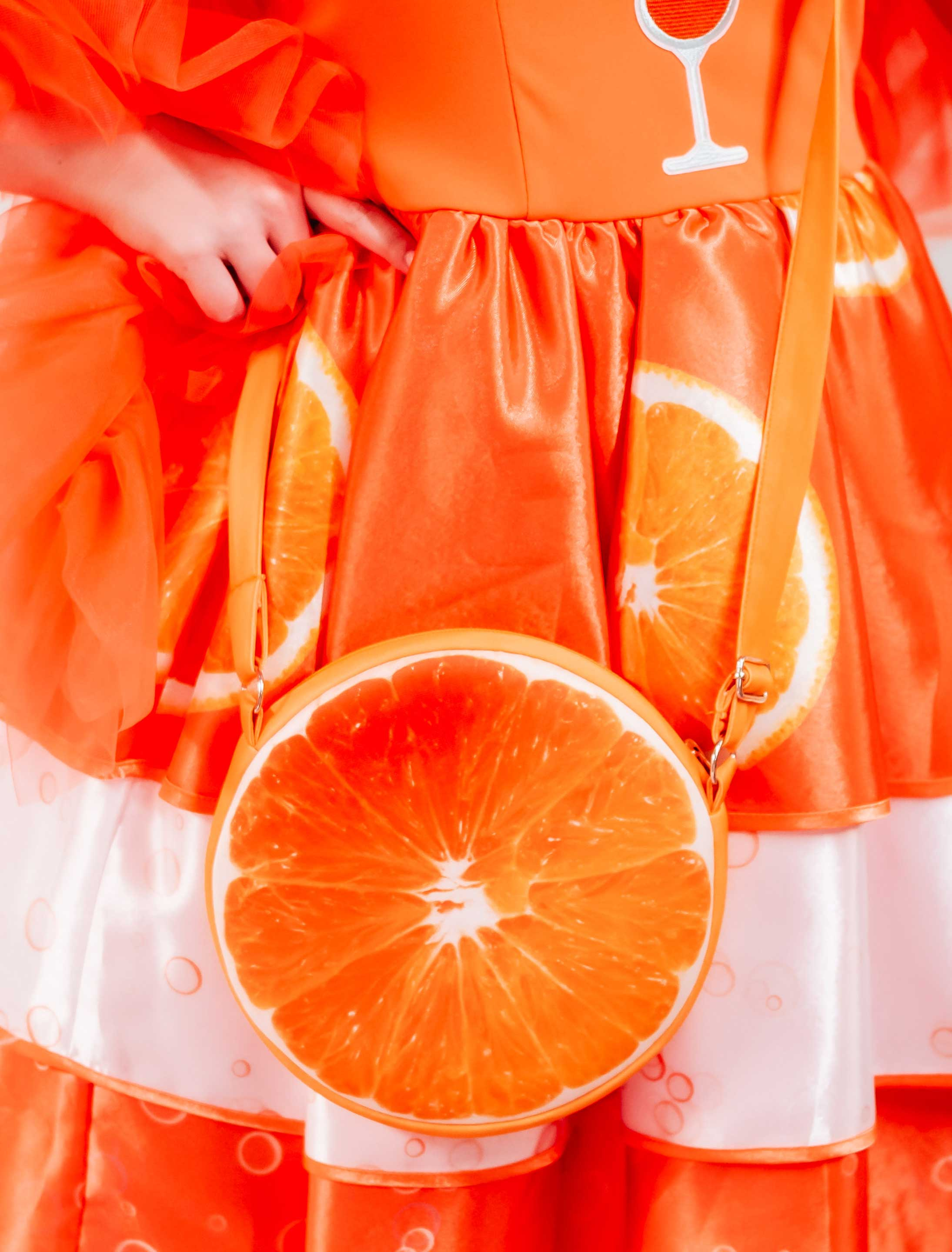 Kostümzubehör Tasche Orange orange