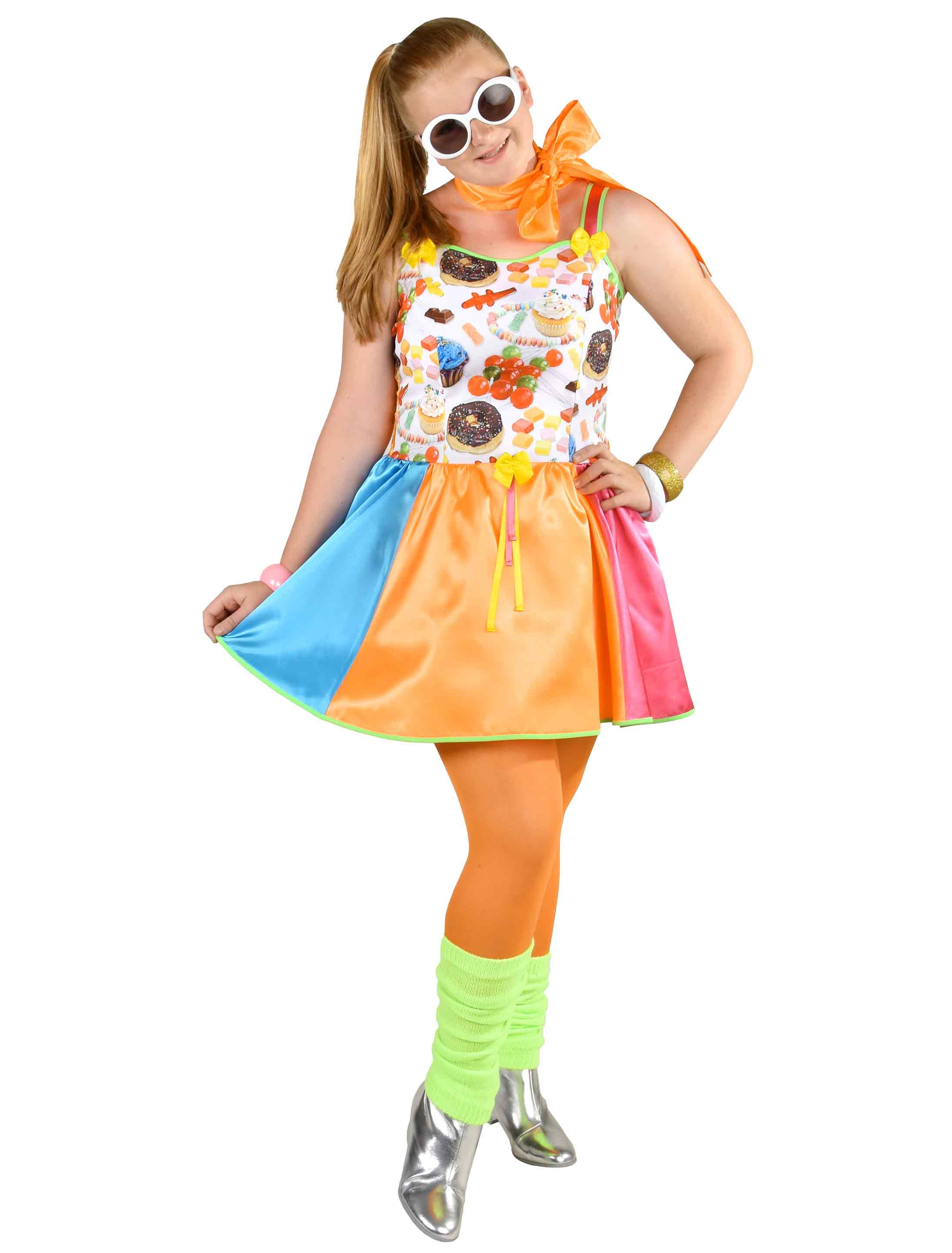 Kleid Candy Mix Kinder bunt 116 Farbe: bunt