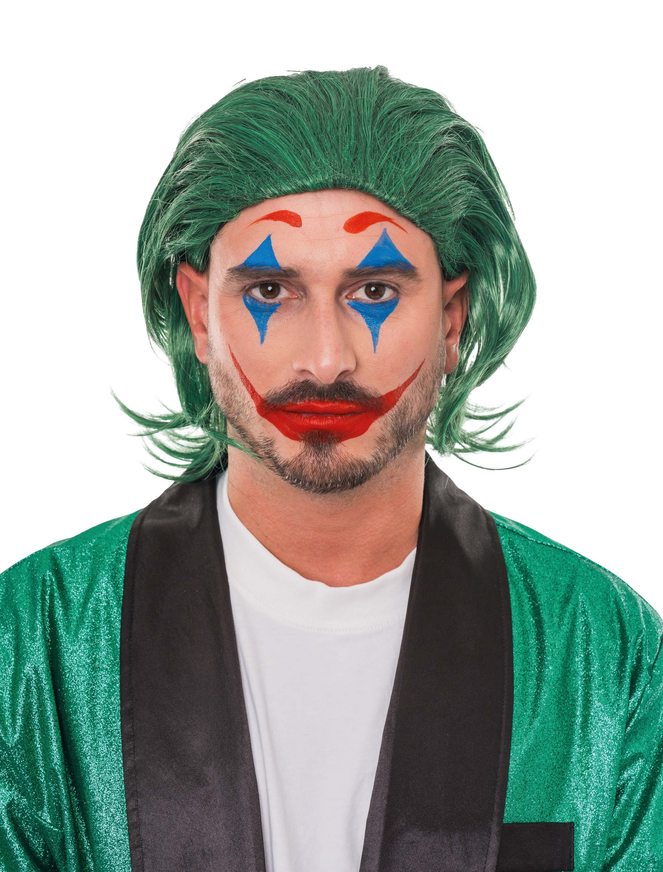 Kostümzubehör Perücke Schurke grün