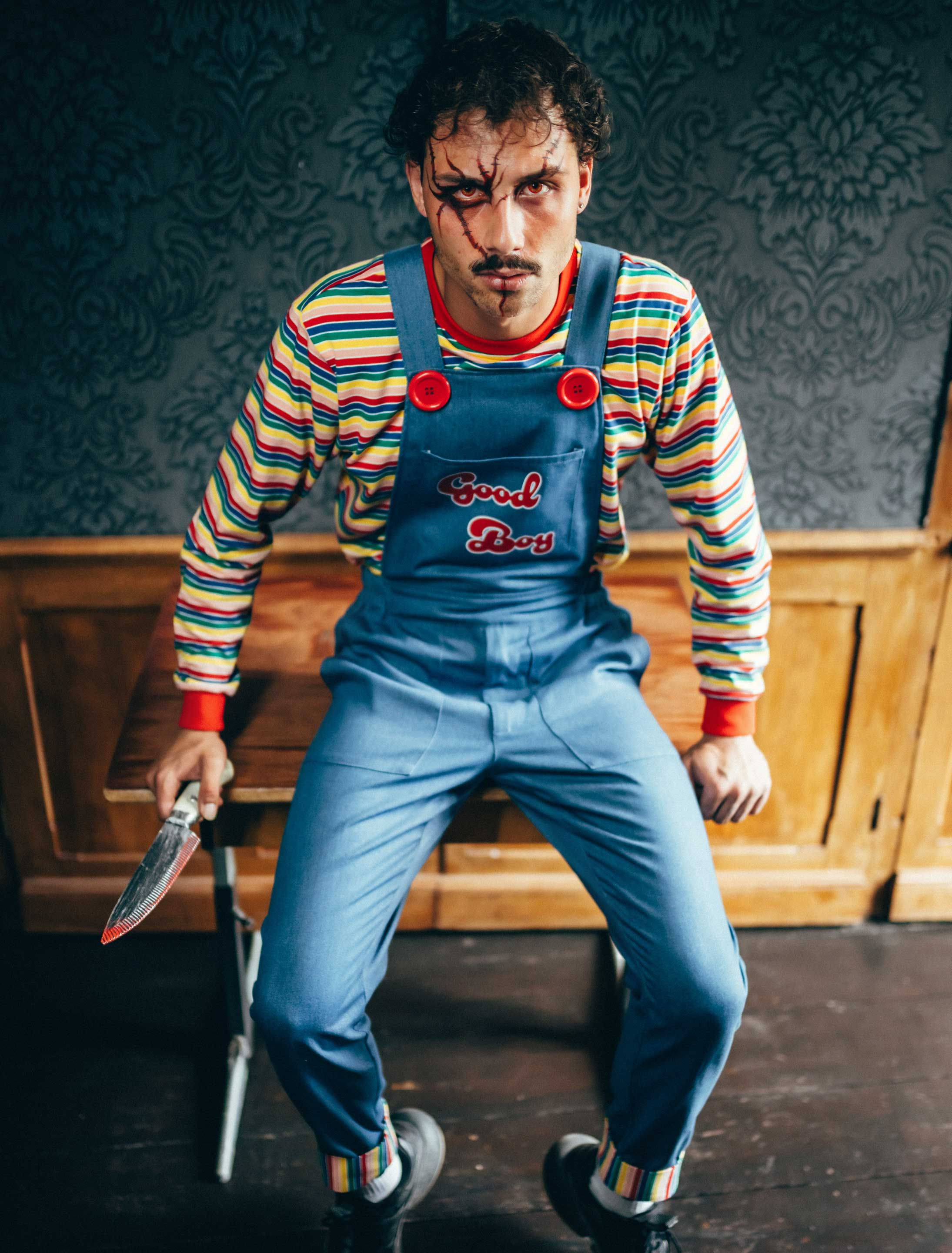 Latzhose Killerchuck blau 3XL