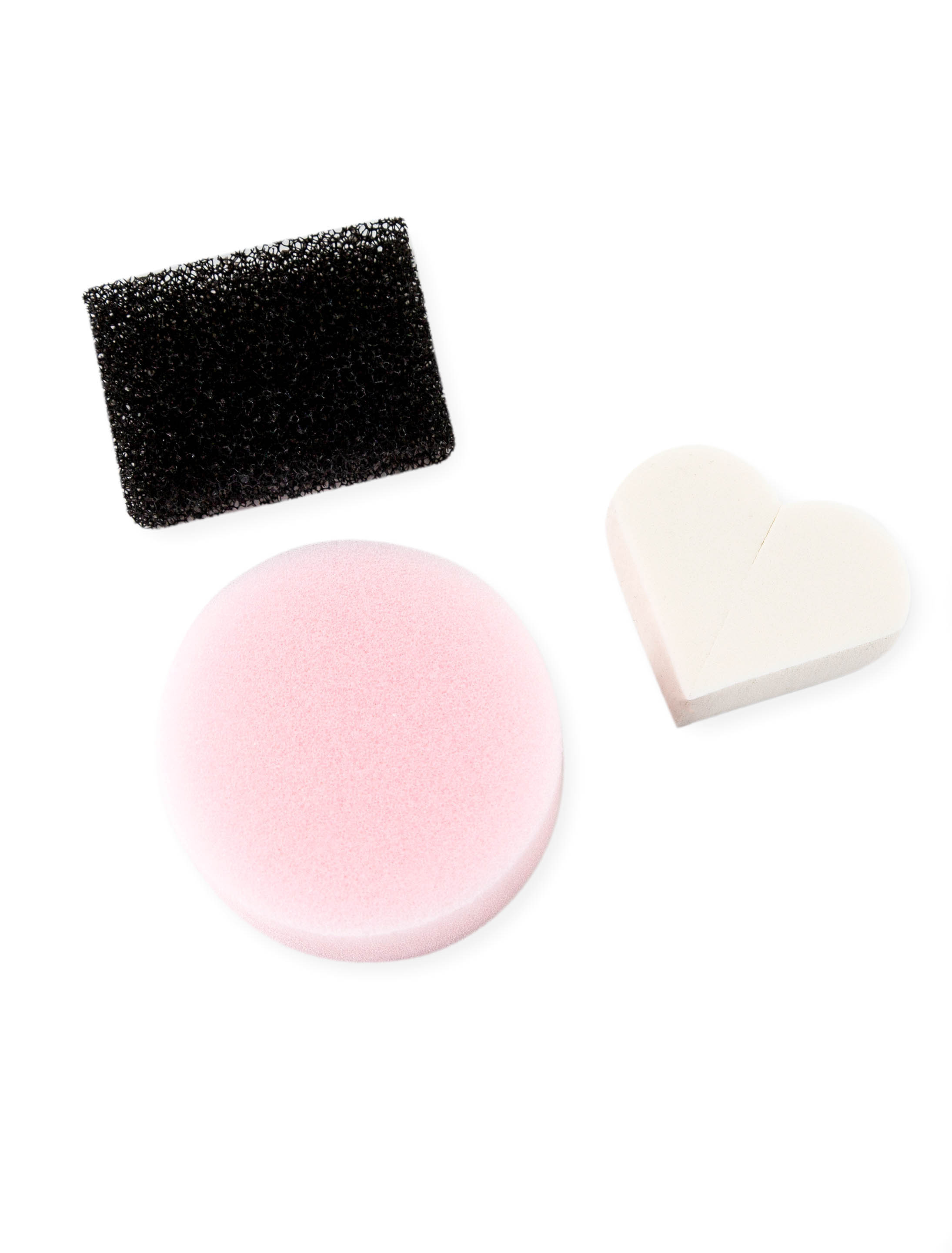 Profi Schwamm Set 3-tlg. Schminke für Karneval & Fasching Farbe: keine Farbe