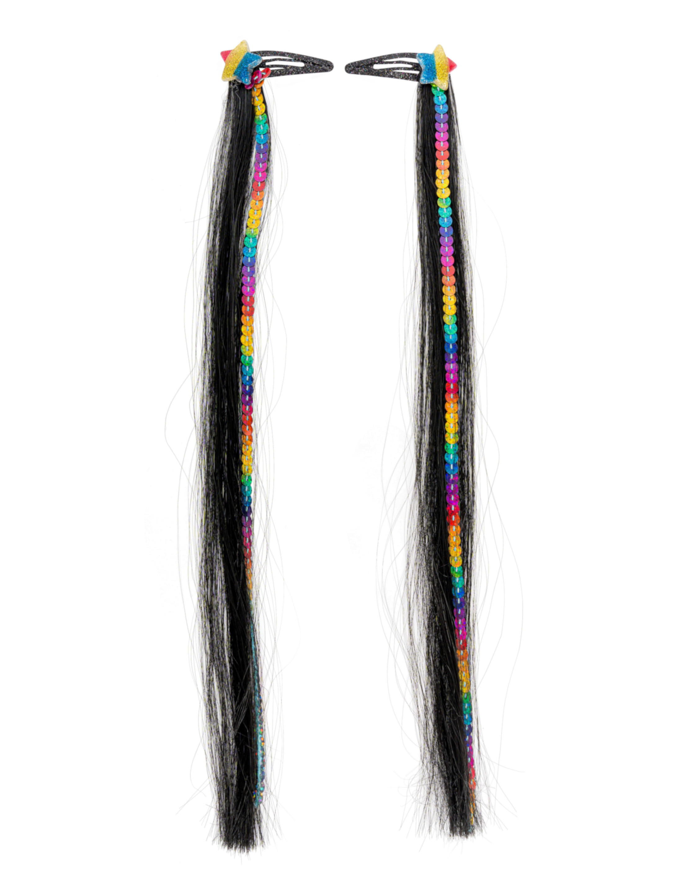 Kostümzubehör Kostümzubehör Haarverlängerung schwarz