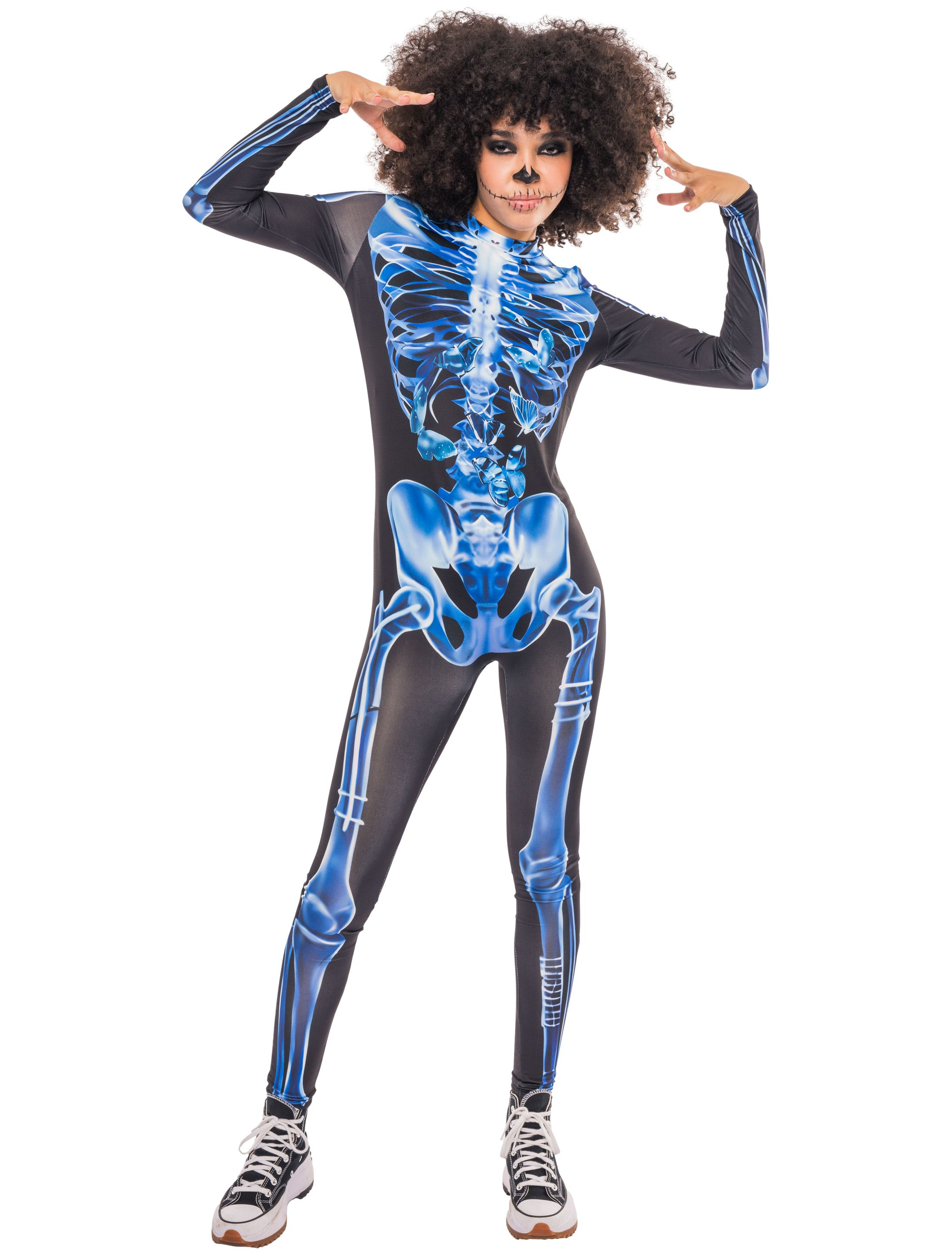 Jumpsuit Röntgenbild Print Damen bunt L/XL Farbe: bunt