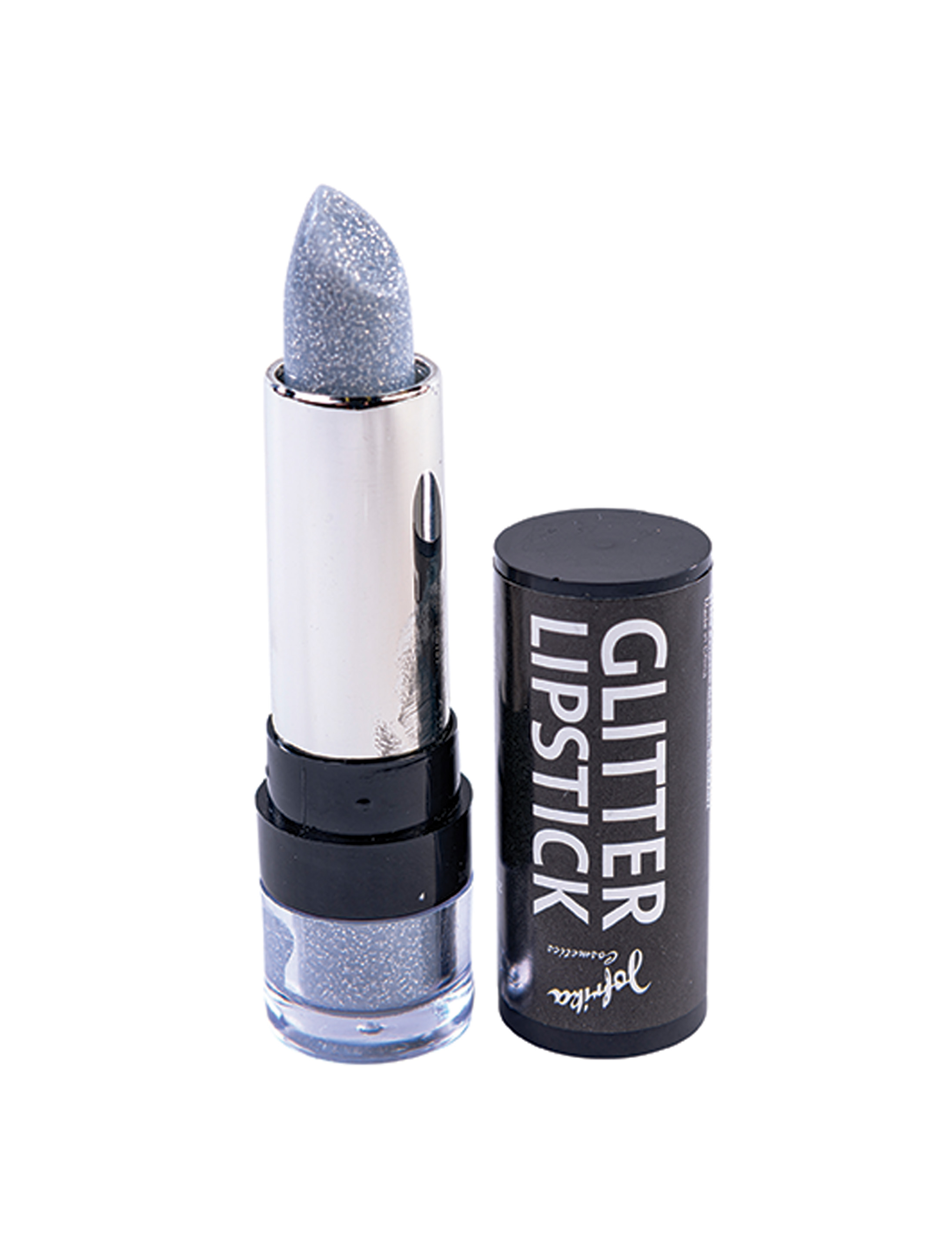 Lippenstift Glitzer 2,4g silber Schminke für Karneval & Fasching