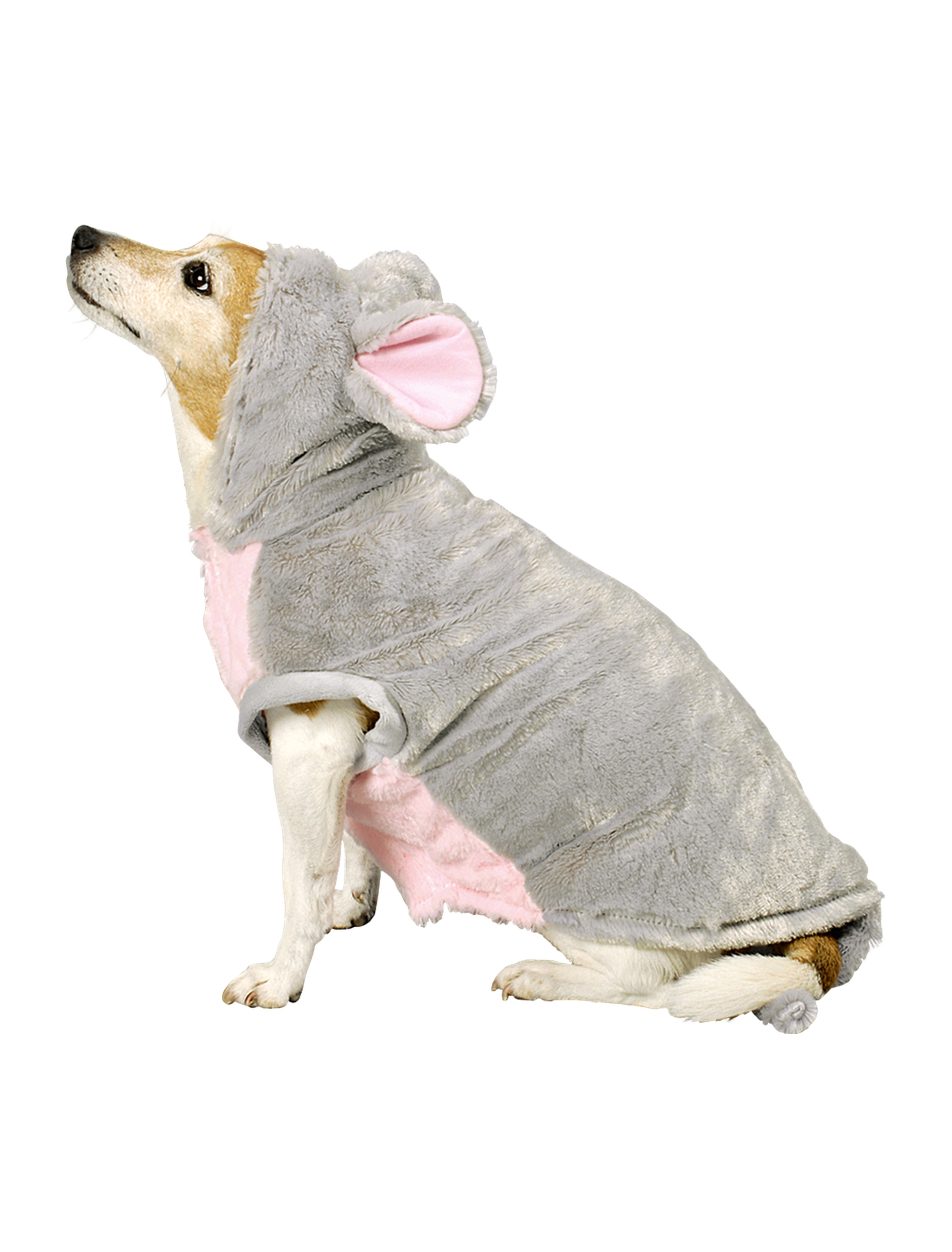 Hundekostüm Maus grau M