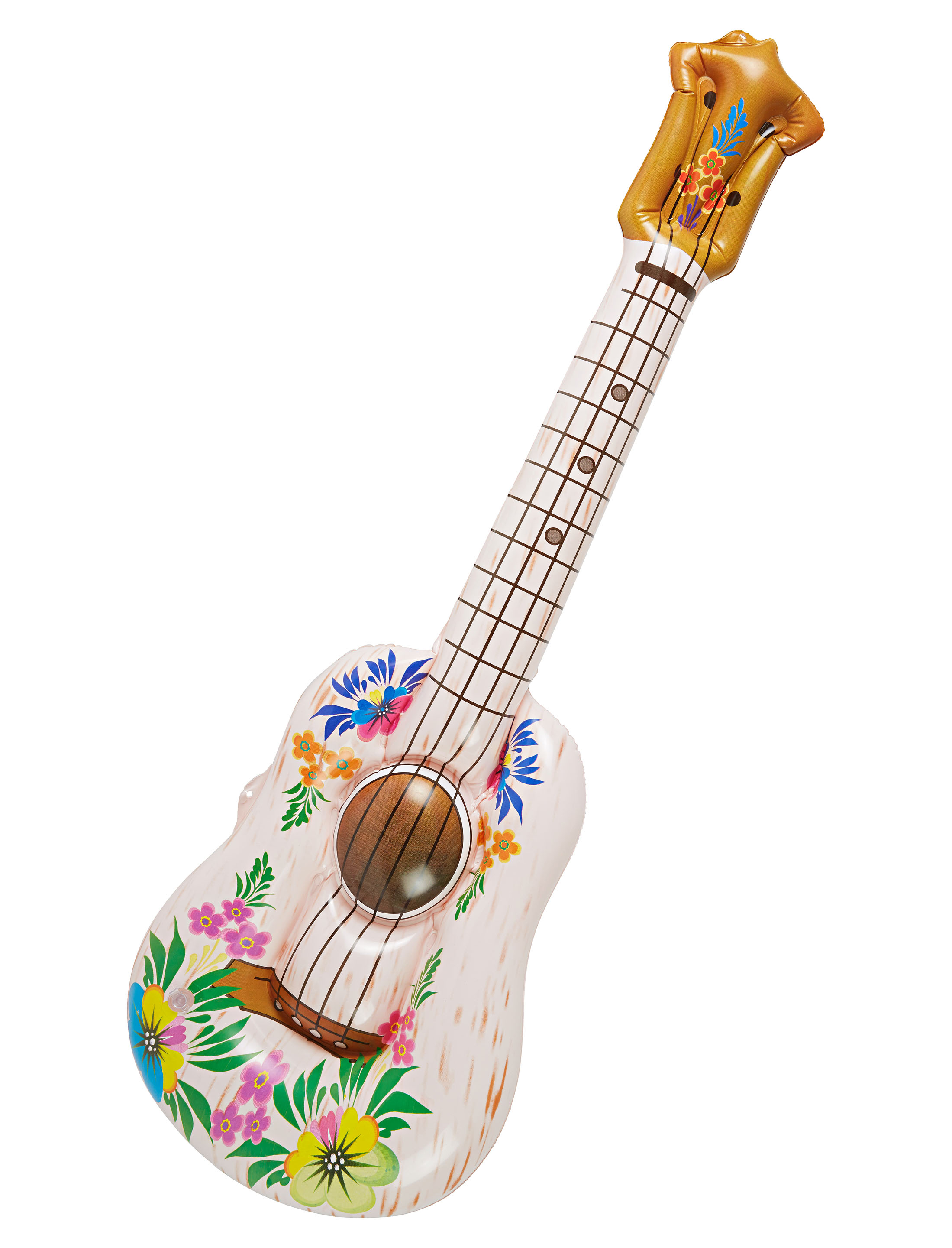Kostümzubehör Aufblasbare Gitarre Hula 105cm Farbe: mehrfarbig