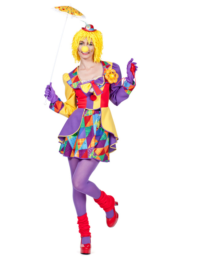 Clown Joppy 2-tlg. 34 Farbe: bunt