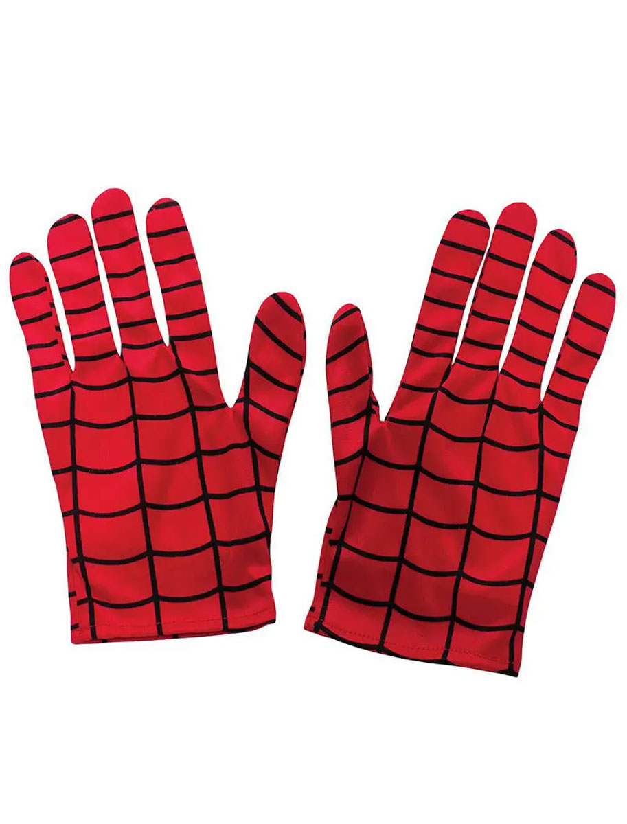 Kostümzubehör Spider-Man Handschuhe Farbe: schwarz/rot