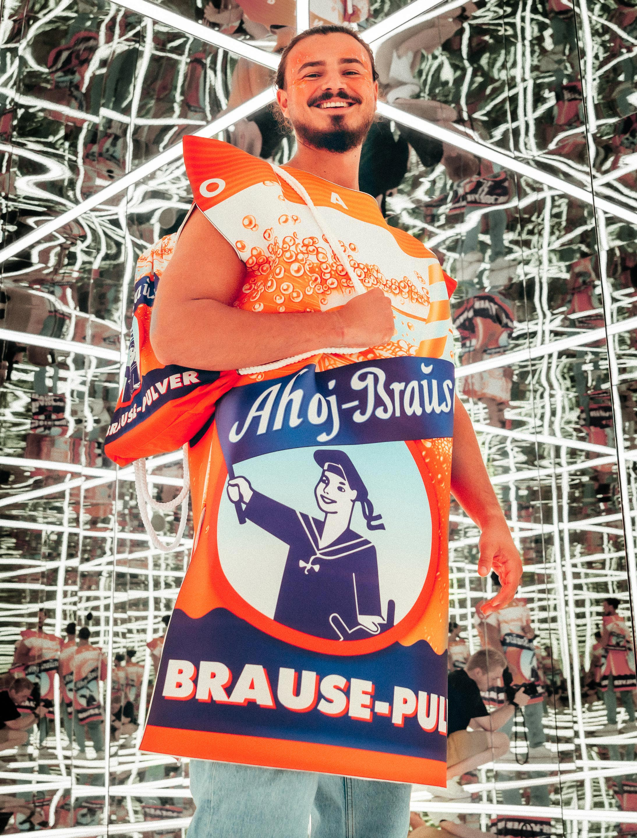 Kostüm Ahoj-Brause orange one size