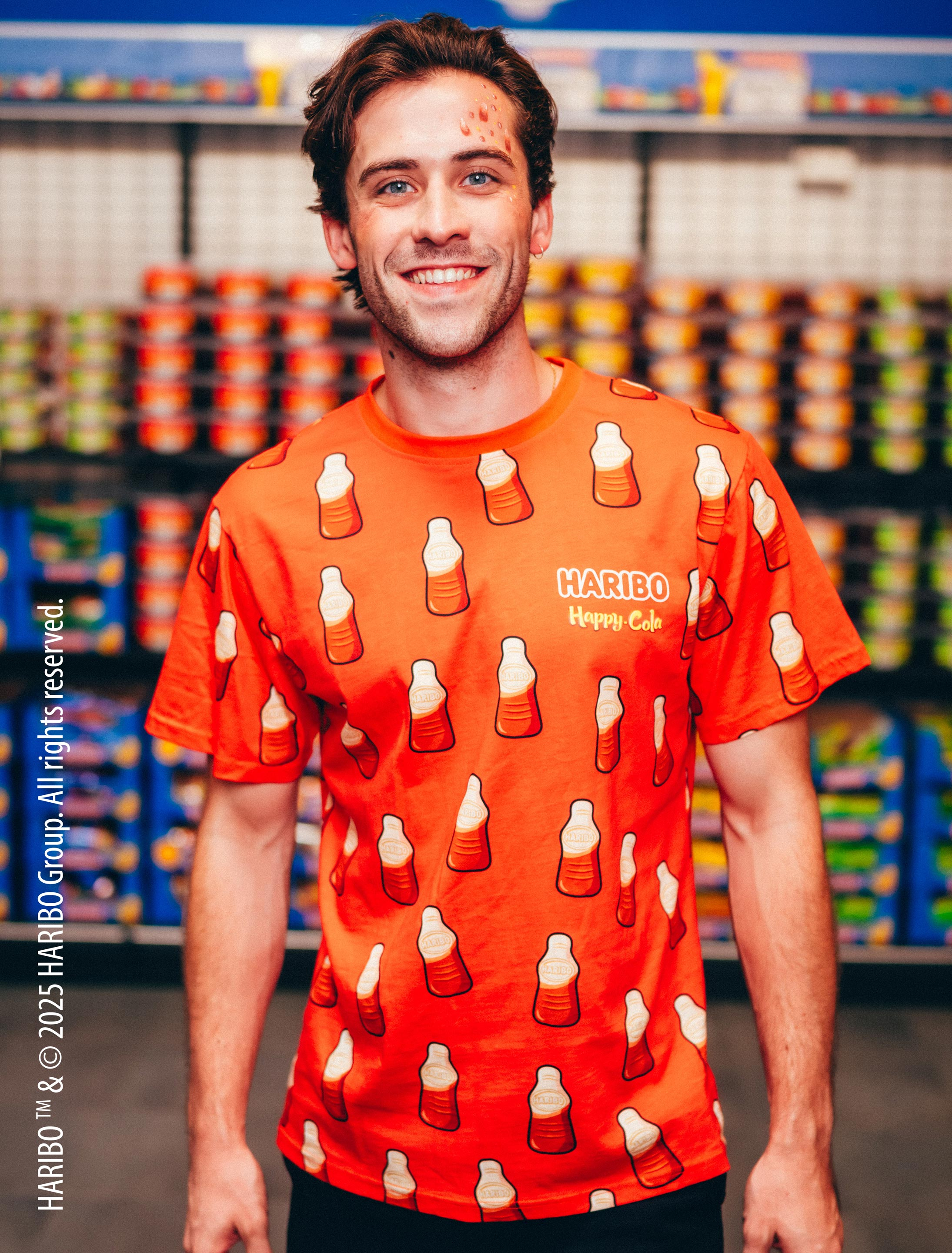 T-Shirt HARIBO Happy-Cola Unisex rot L