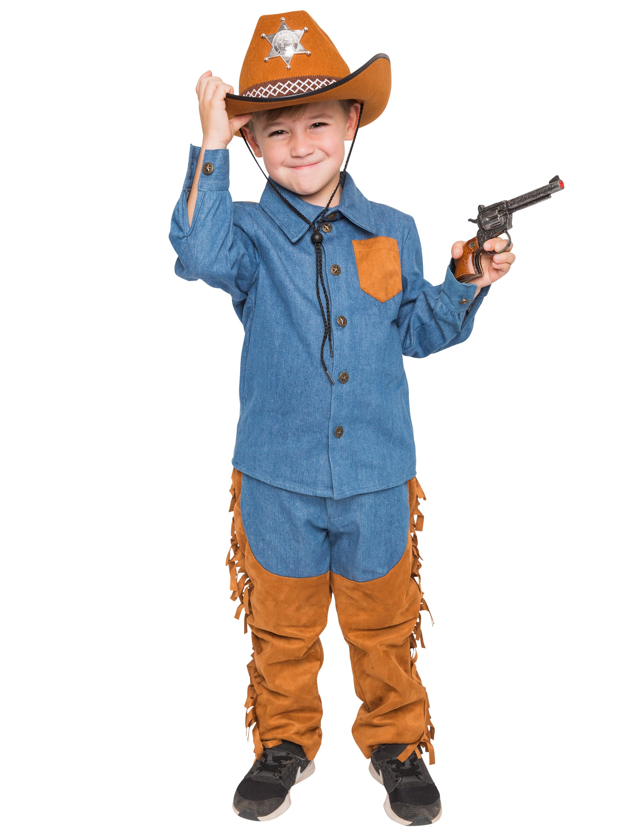 Hose Cowboy Kinder dunkelblau 116