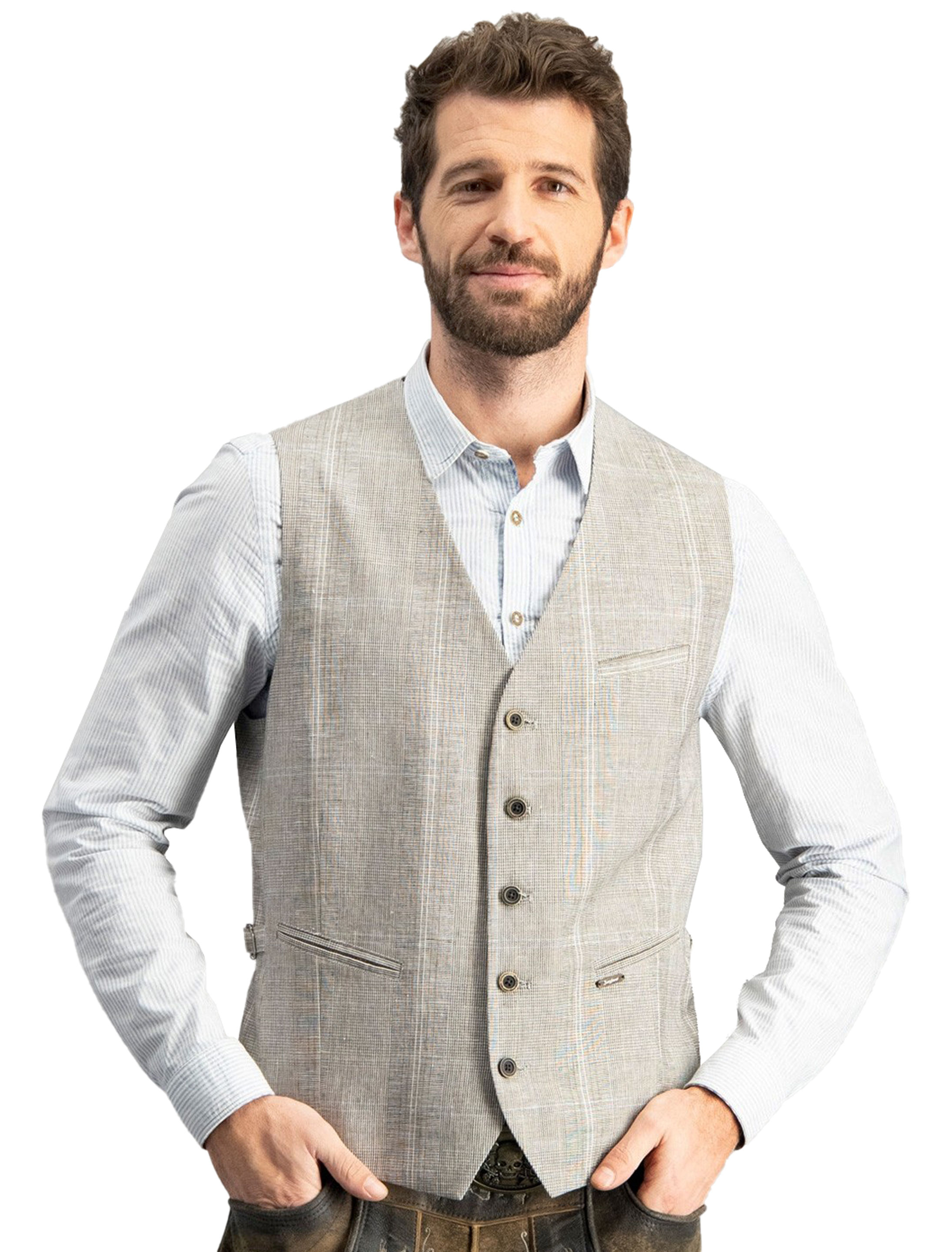 Trachtenweste Bosko Herren beige 60