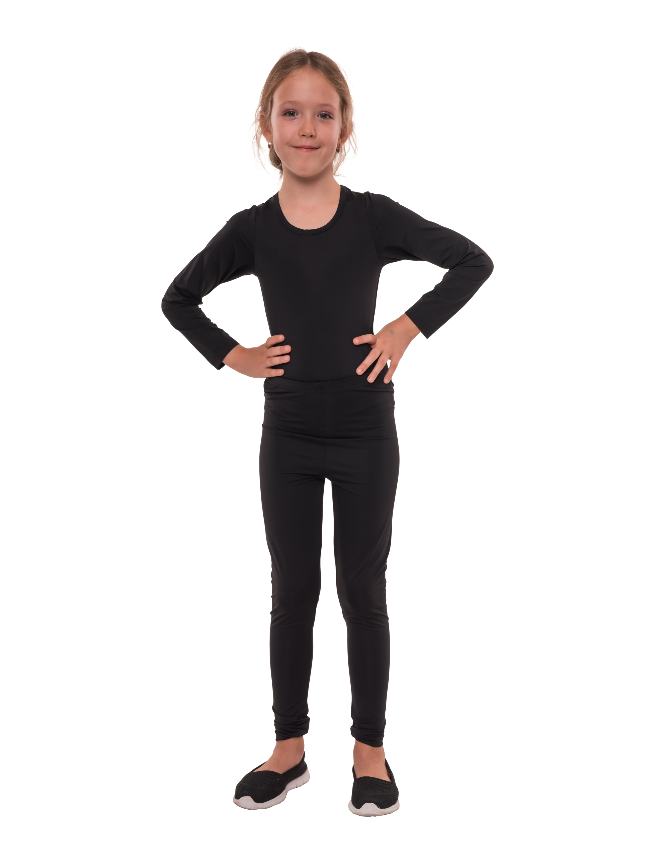 Leggings Kinder schwarz 140/152