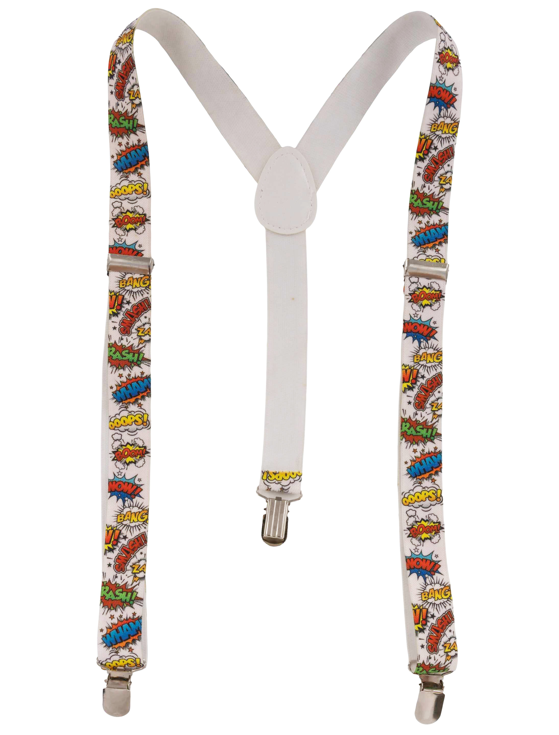 Kostümzubehör Hosenträger Comic bunt Farbe: bunt