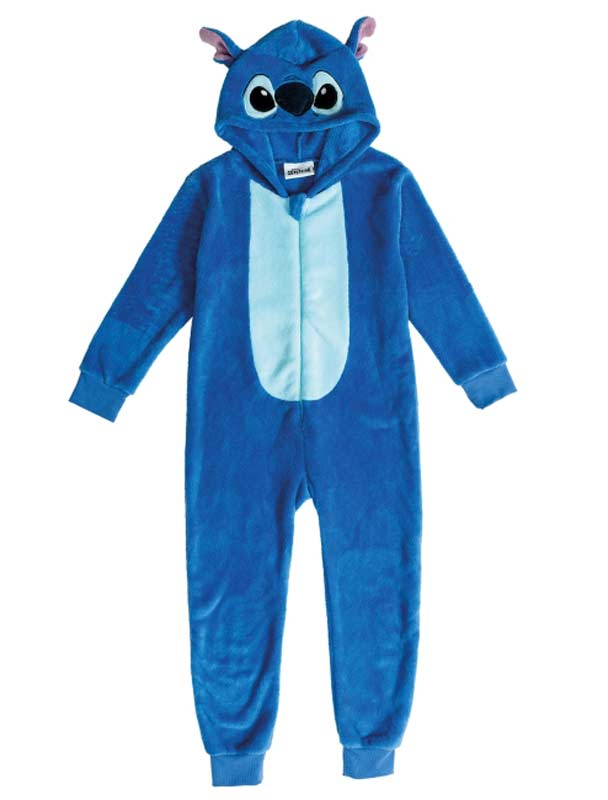 Onesie Stitch blau 10-12 Jahre