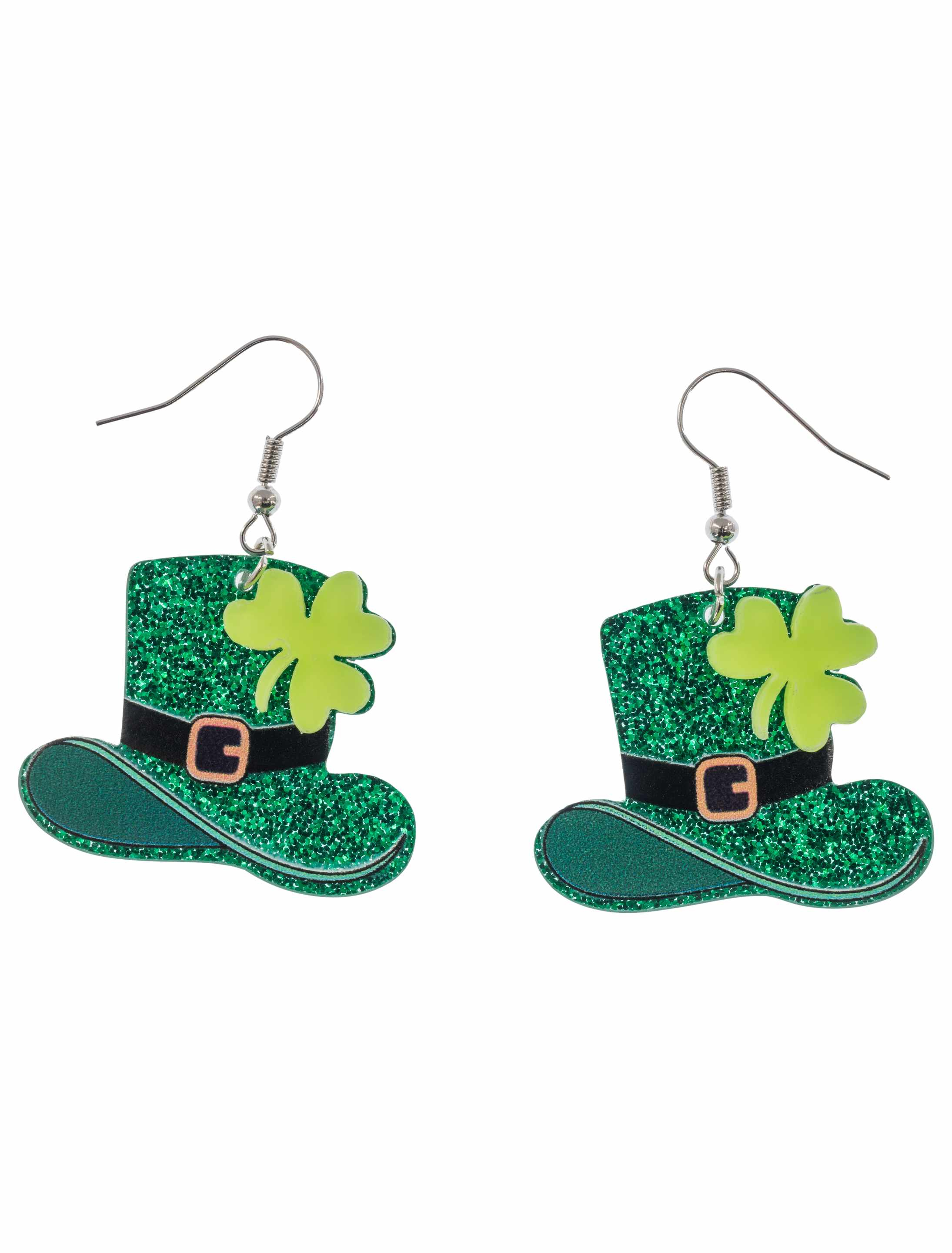Kostümzubehör Ohrringe Hut grün