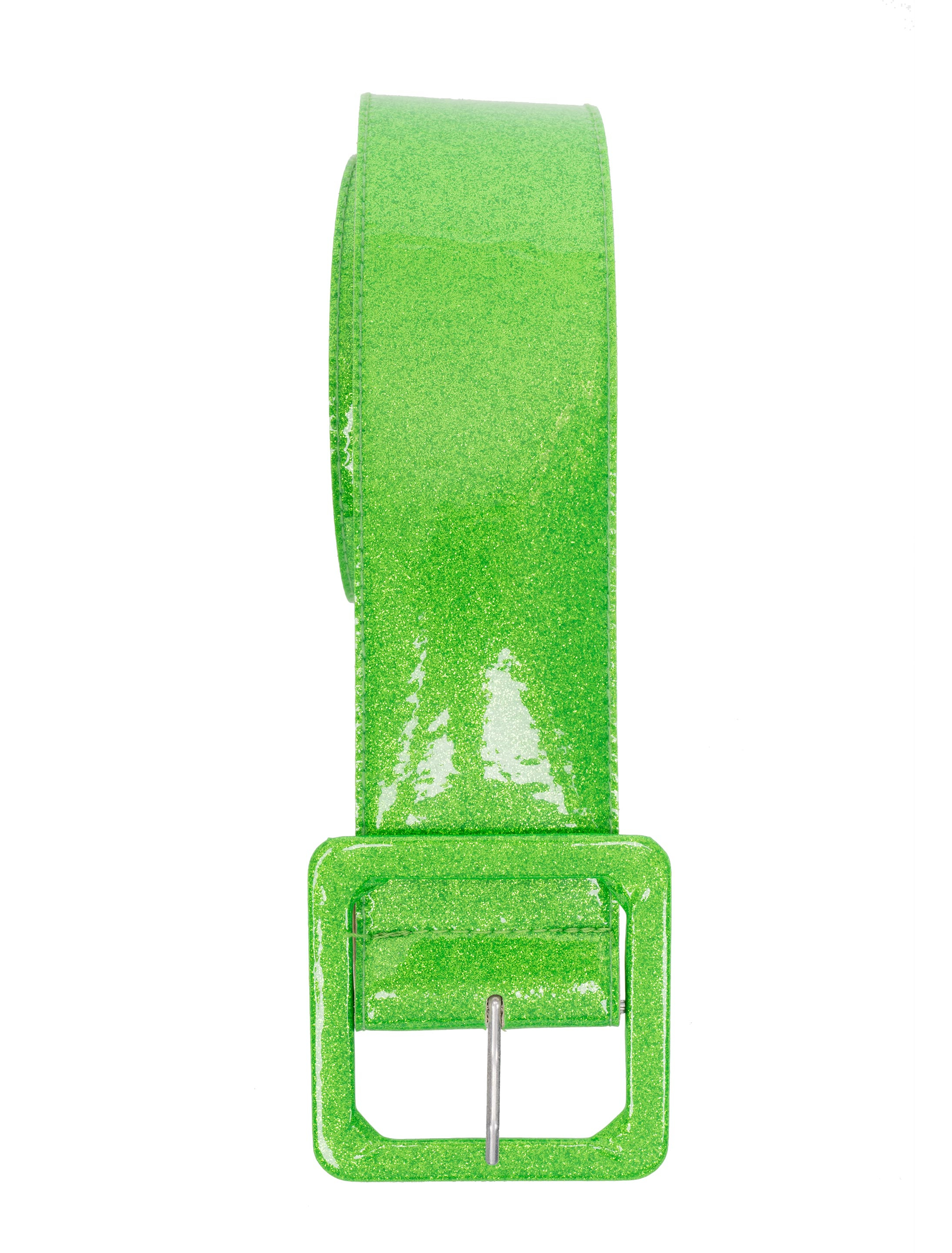 Kostümzubehör Gürtel Glitzer neongrün