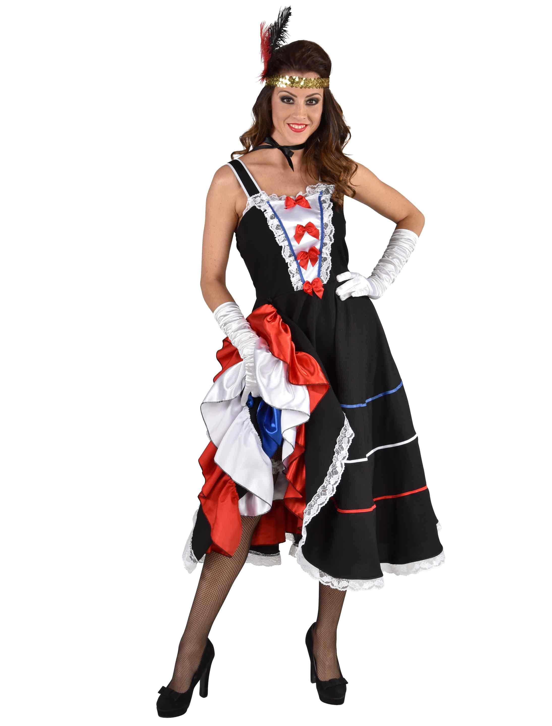 Kleid Can Can schwarz L