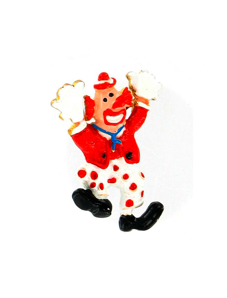 Kostümzubehör Pin hüpfender Clown Farbe: bunt