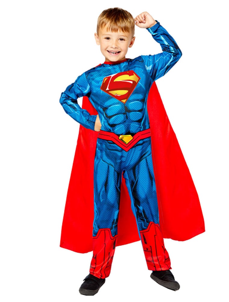Superman Kinder 4-6 Jahre rot/blau 110