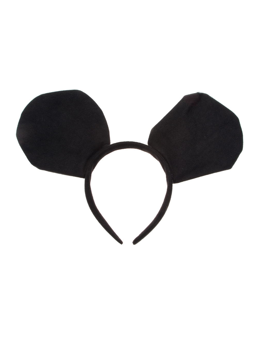 Kostümzubehör Haarreif Maus schwarz