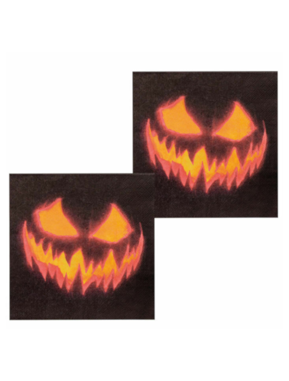 Servietten Halloween 12 Stk. Farbe: schwarz/orange