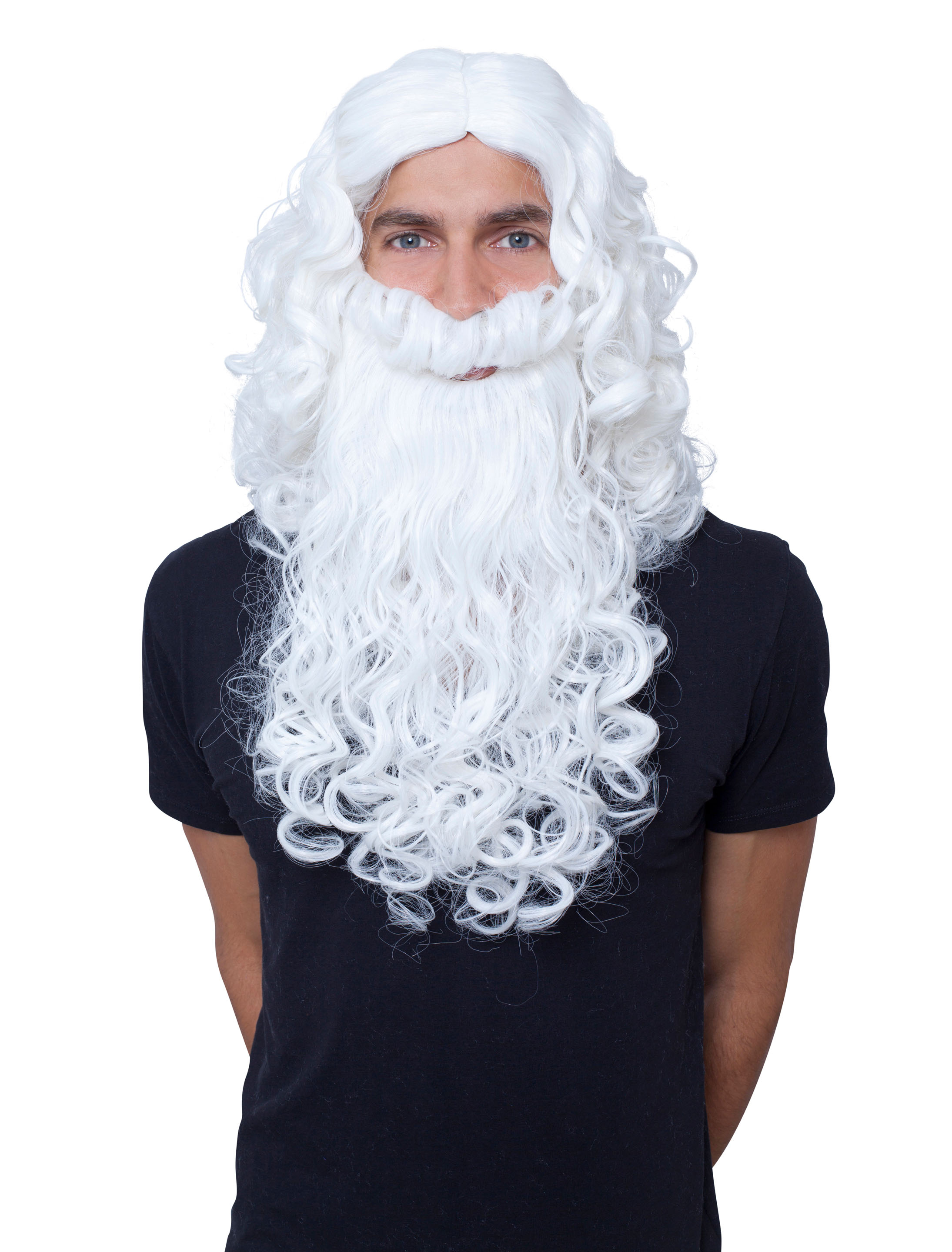 Kostümzubehör Kostümzubehör Perücke Santa weiß