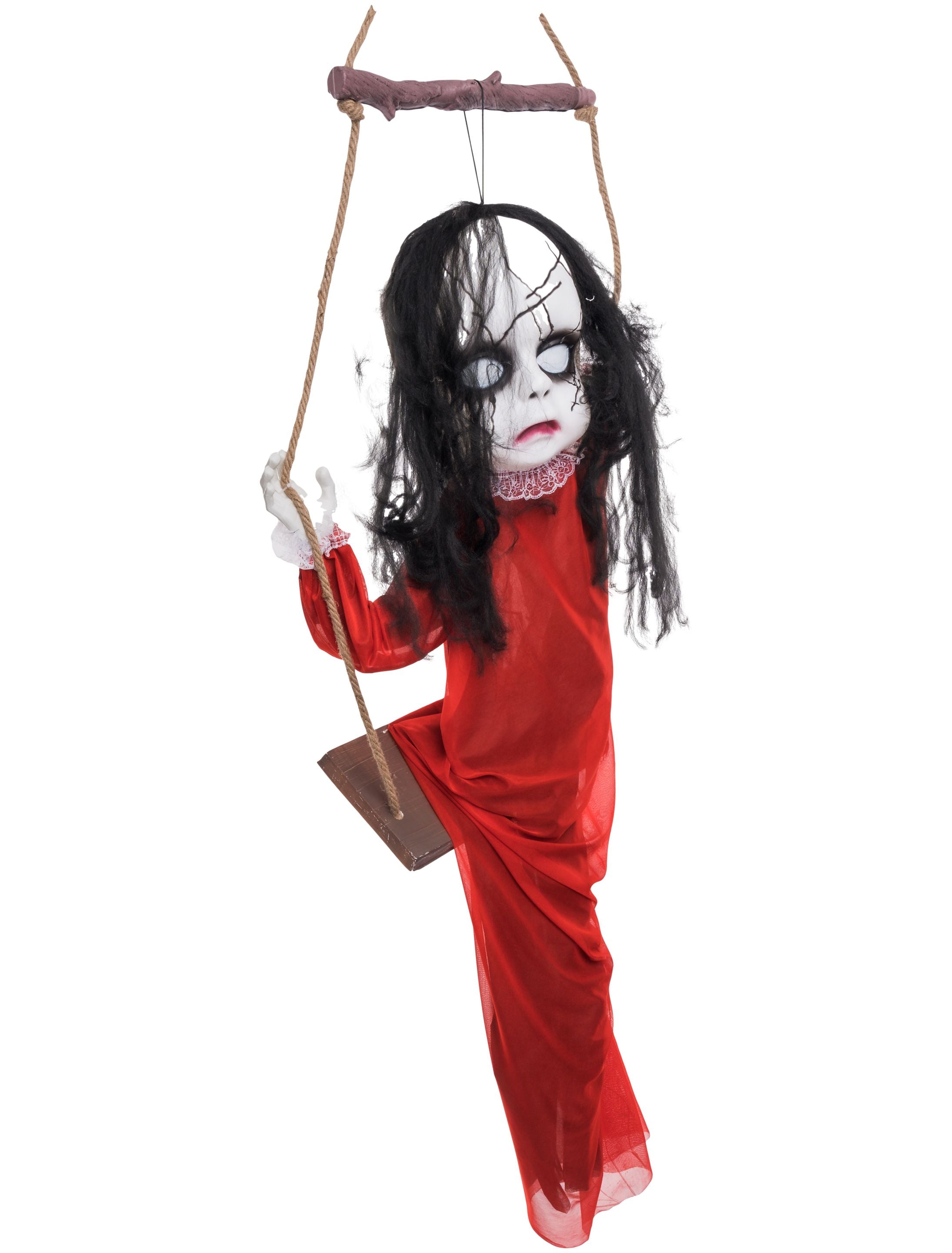 Geist Mädchen auf Schaukel mit Funktion Farbe: rot