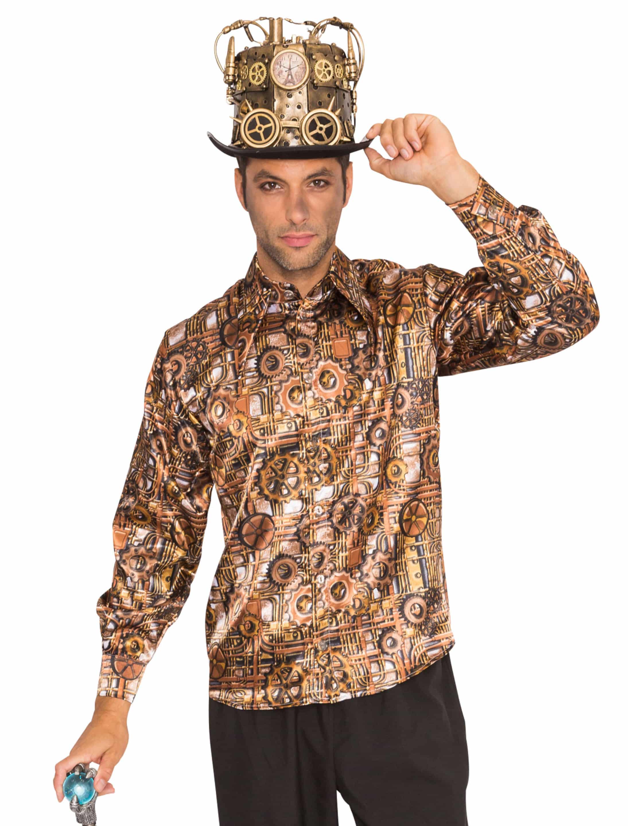 Hemd Steampunk S Farbe: