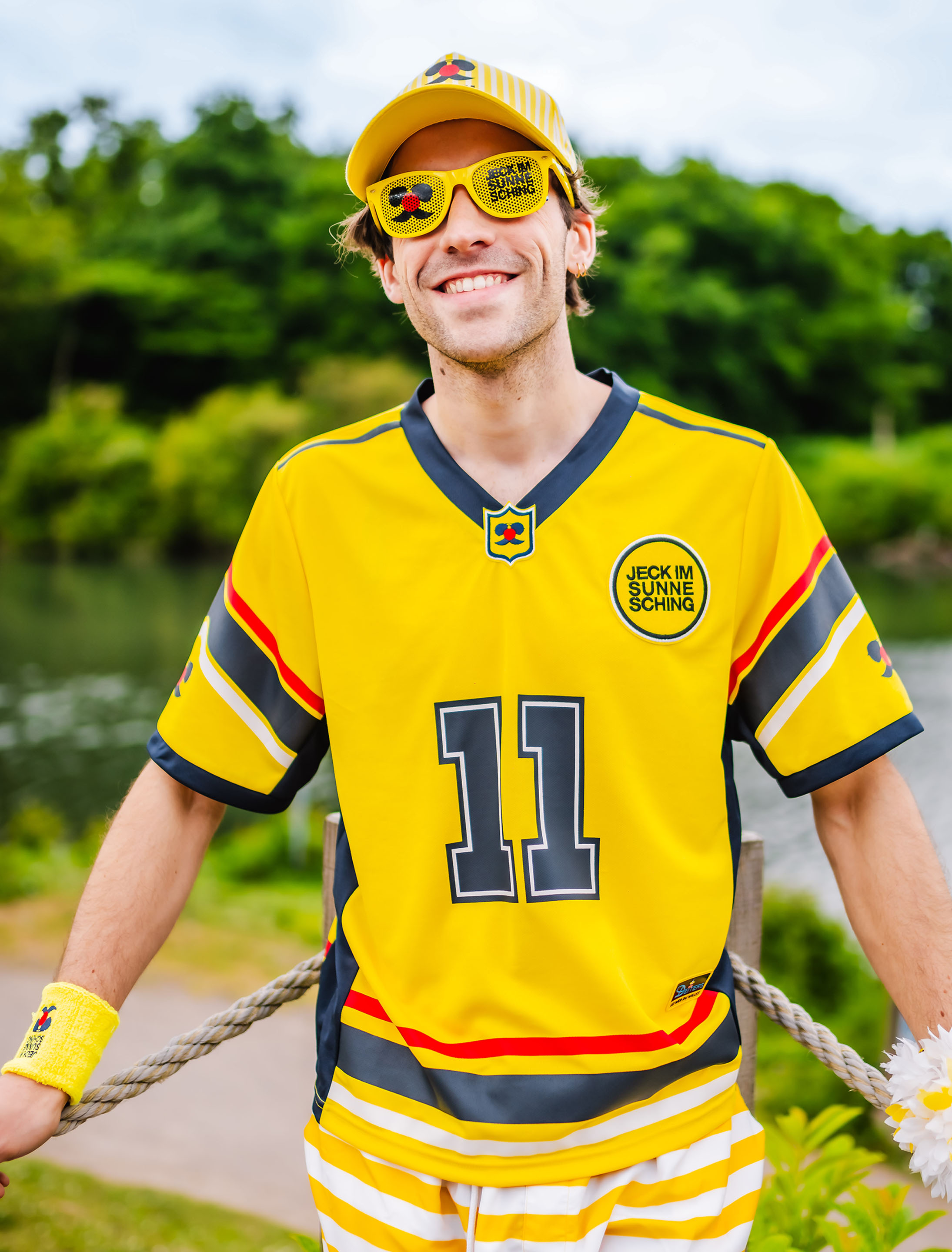 JIS Trikot Jeck im Sunnesching gelb/blau S/M