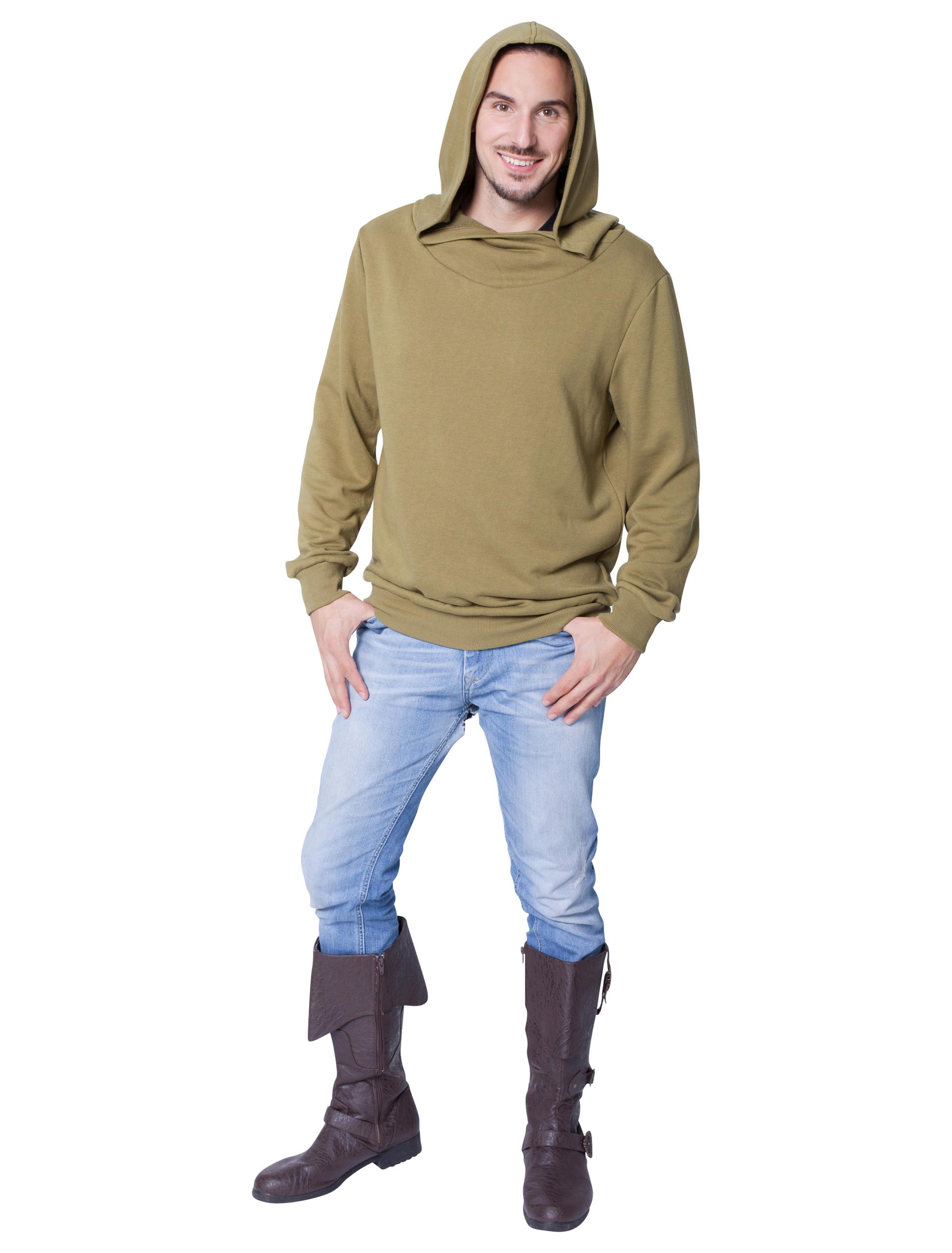 Pullover mit Kapuze grün 2XL/3XL