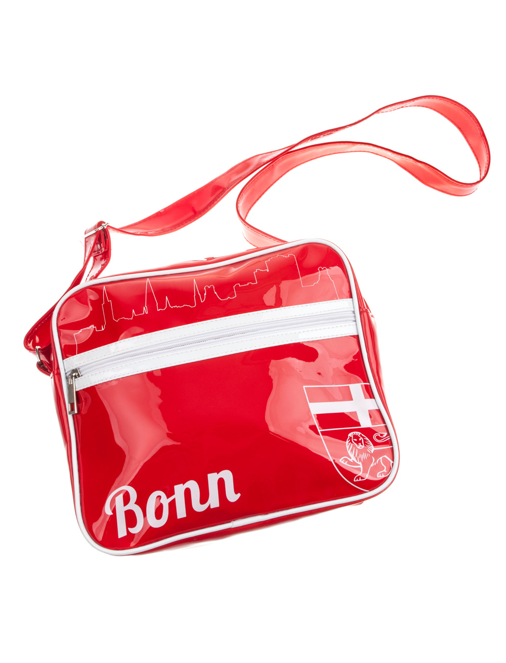 Kostümzubehör Tasche Bonn rot 25x20cm