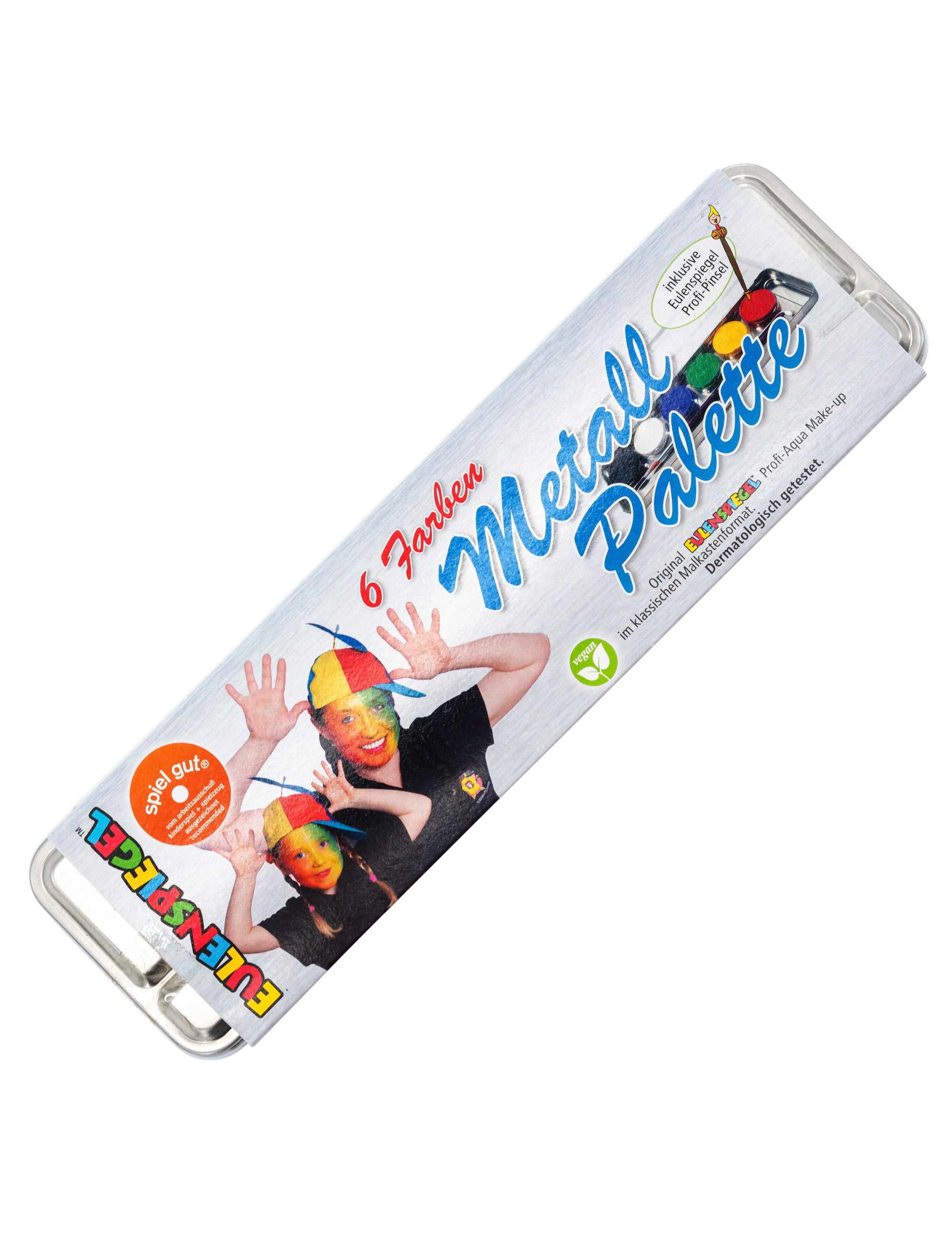 Aqua Schminkkasten 6er Schminke für Karneval & Fasching