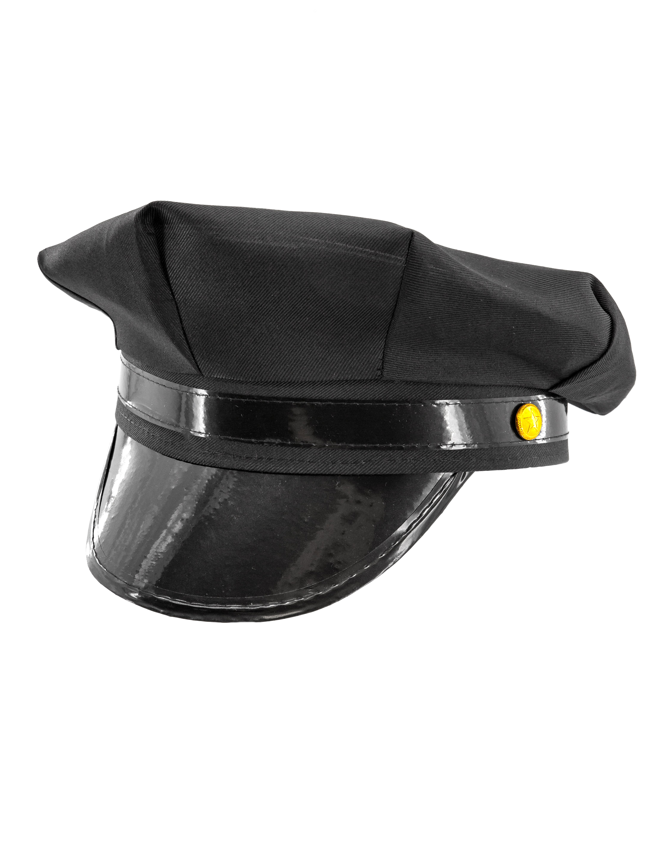 Kostümzubehör Mütze Chauffeur schwarz 59