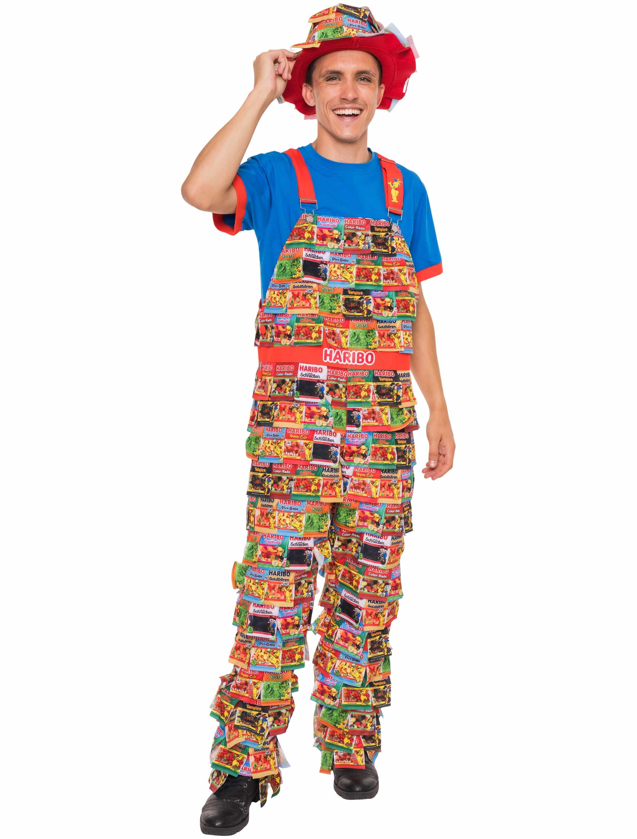 Latzhose HARIBO Tütchen bunt L/XL Farbe: bunt