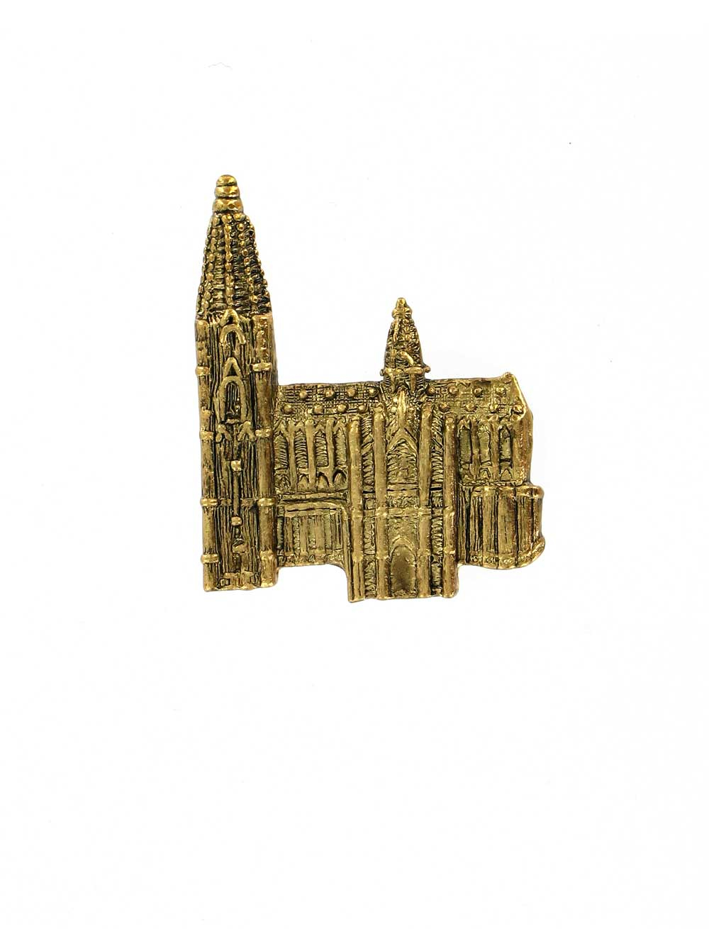Kostümzubehör Pin Kölner Dom Farbe: gold