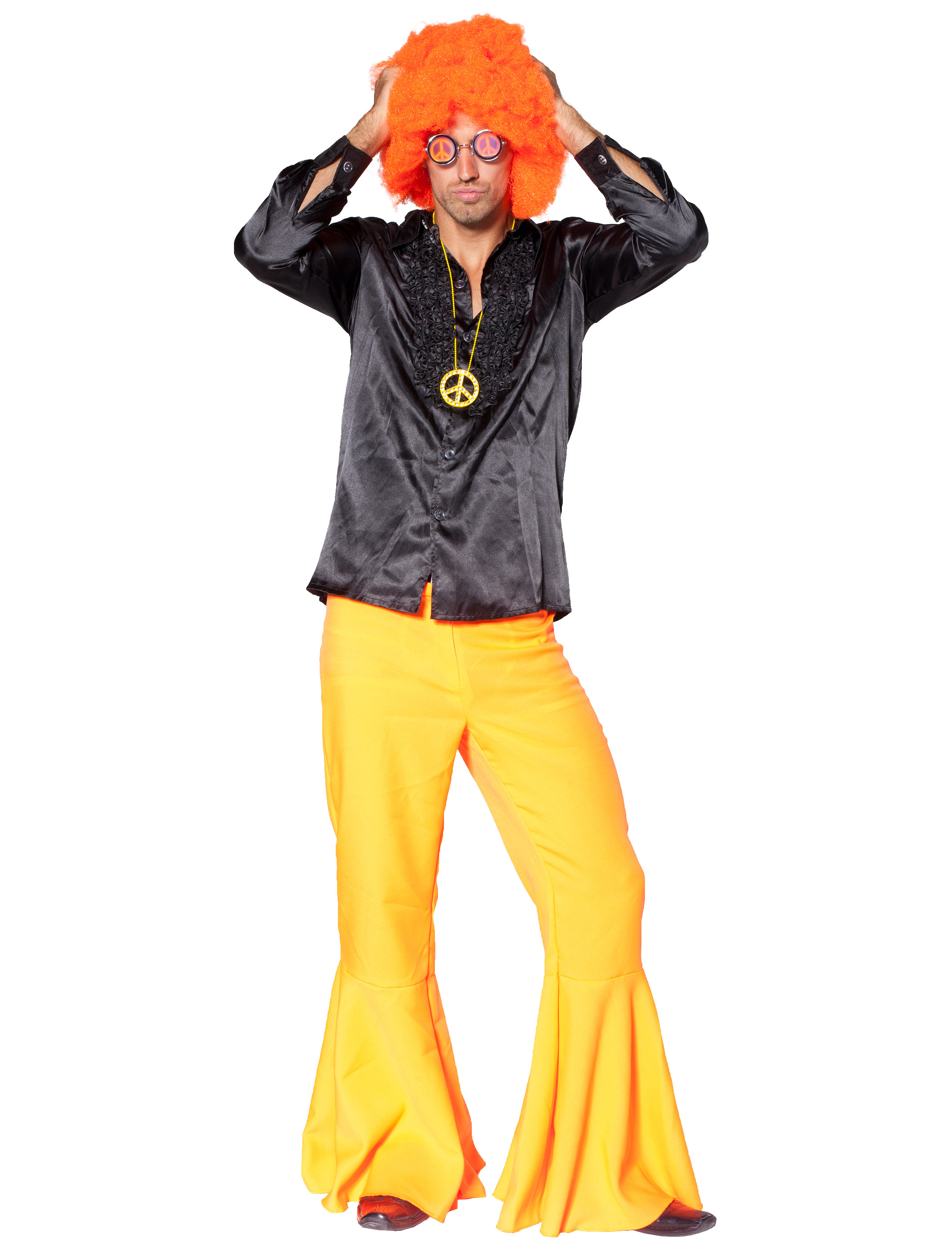 Schlaghose Herren neonorange 58