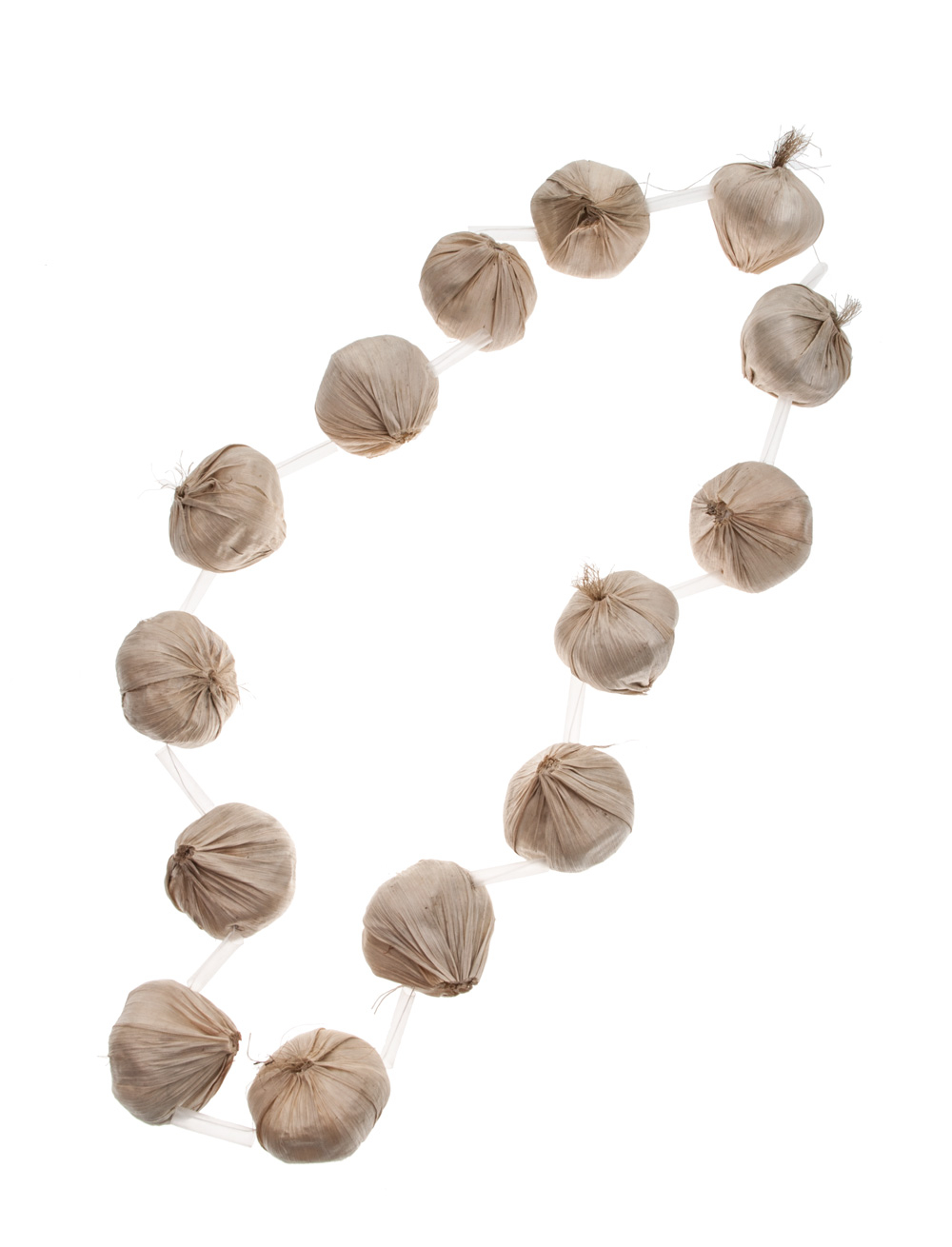 Kostümzubehör Halskette Knoblauch